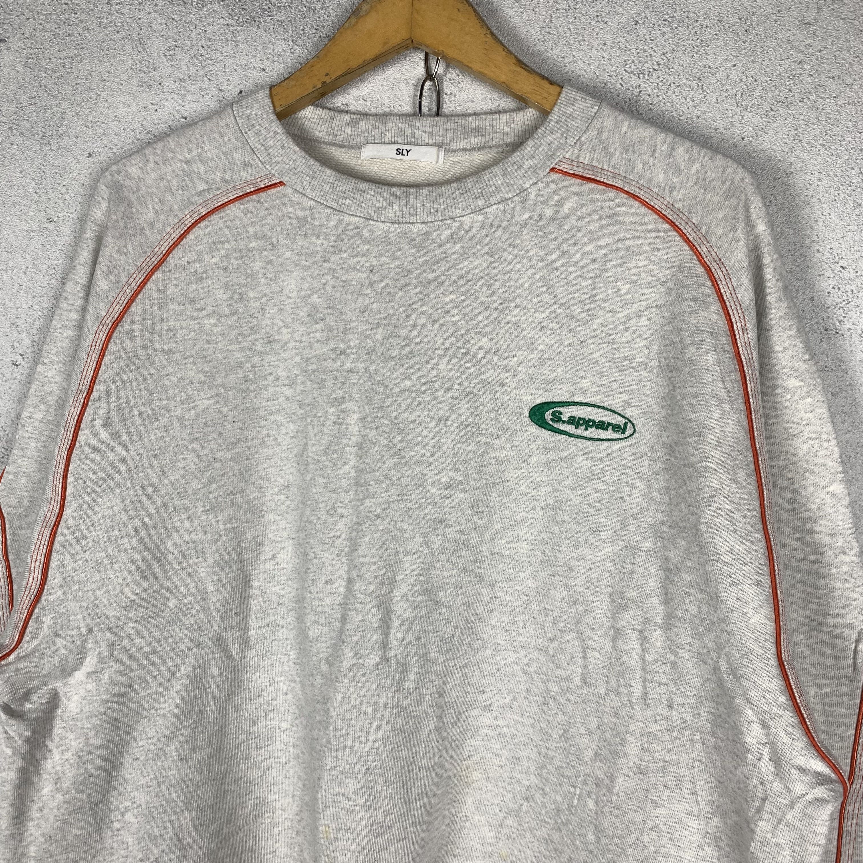 Japanese Brand Sly Japanese Brand Oversized Sweatshirt Crewneck Boxy Size US M / EU 48-50 / 2 - 2 Thumbnail