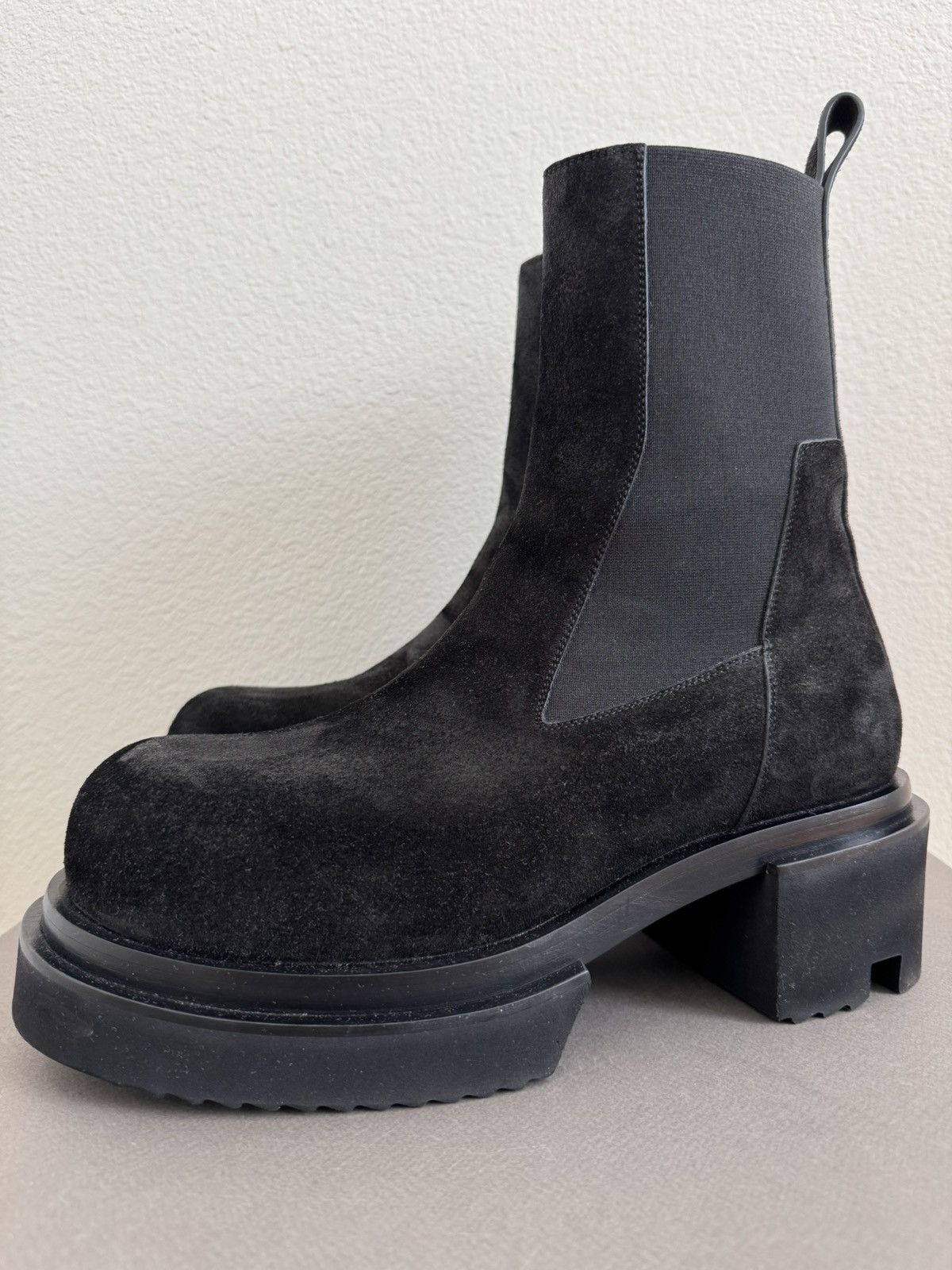 Rick Owens Beatle Bogun Suede Nubuck Boots Size US 10 / EU 43 - 3 Thumbnail