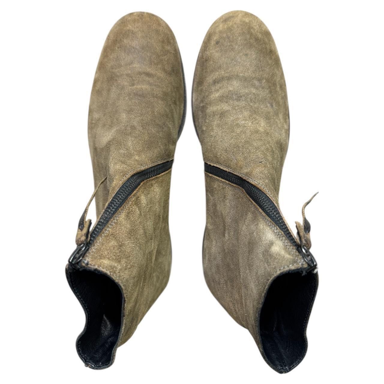 Ma+ Ma+ brown suede boots with spiral zip and plus on sole Size US 9 / EU 42 - 4 Thumbnail