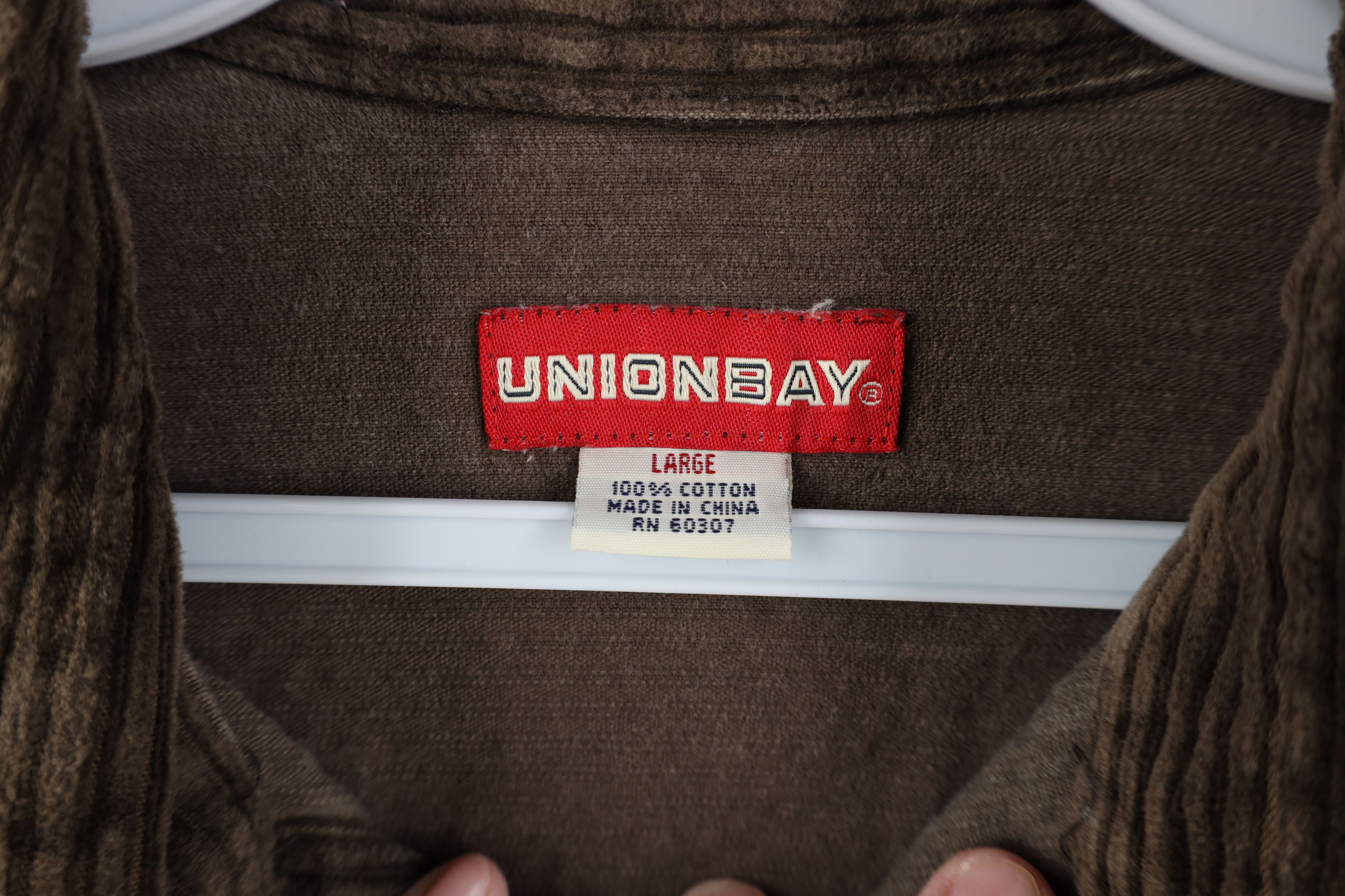 UNIONBAY Vintage 90s Unionbay Surfing Corduroy Button Shirt Jacket Size L / US 10 / IT 46 - 8 Thumbnail