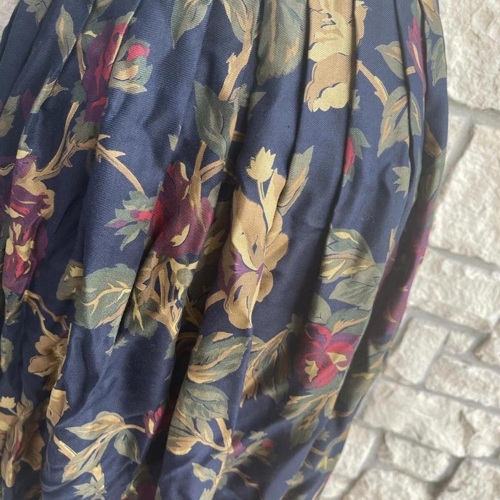 Other J.G. Hook Vintage Yellow Floral Skirt 6 Size 28" / US 6 / IT 42 - 3 Thumbnail