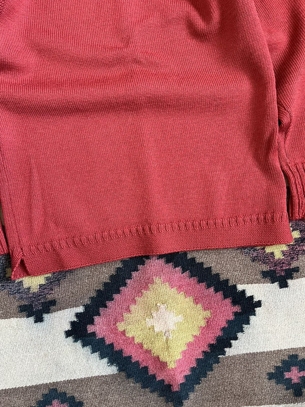 Le Tricoteur Guernsey Traditional Guernsey Le Tricoteur Orange Wool Jumper Sweater Size US M / EU 48-50 / 2 - 4 Thumbnail