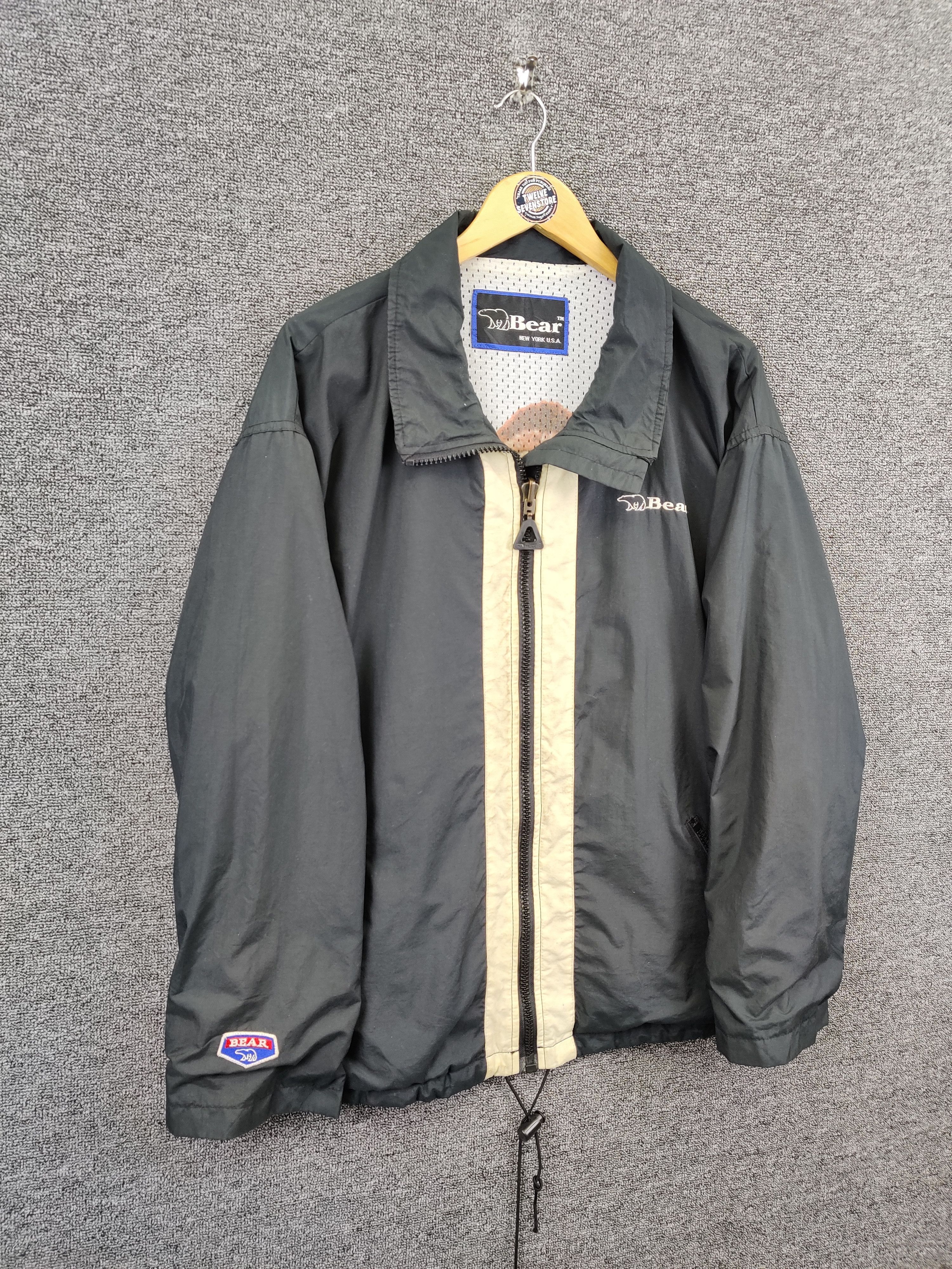 Vintage Vintage 90s Bear New York U.S.A Windbreaker Jacket Size US S / EU 44-46 / 1 - 5 Thumbnail