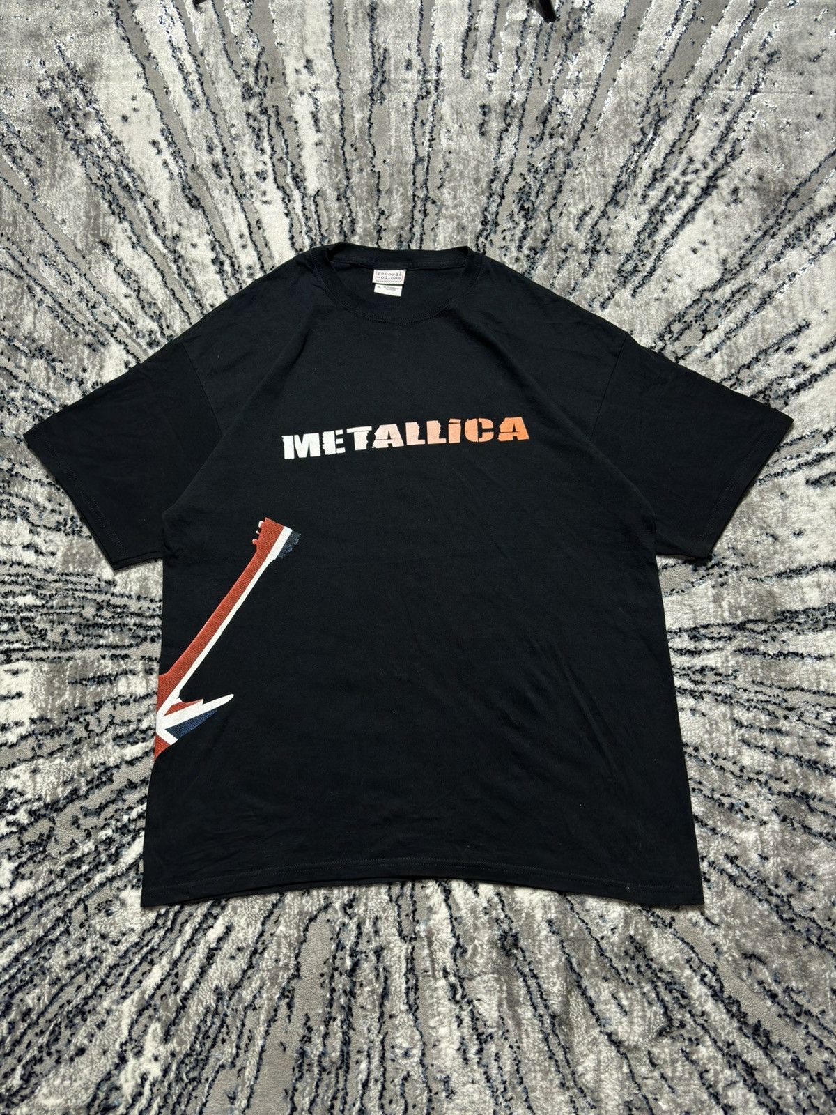 Band Tees × Vintage Vintage 00s Metallica Guitar Rock Band Black Tee Size US XL / EU 56 / 4 - 1 Thumbnail
