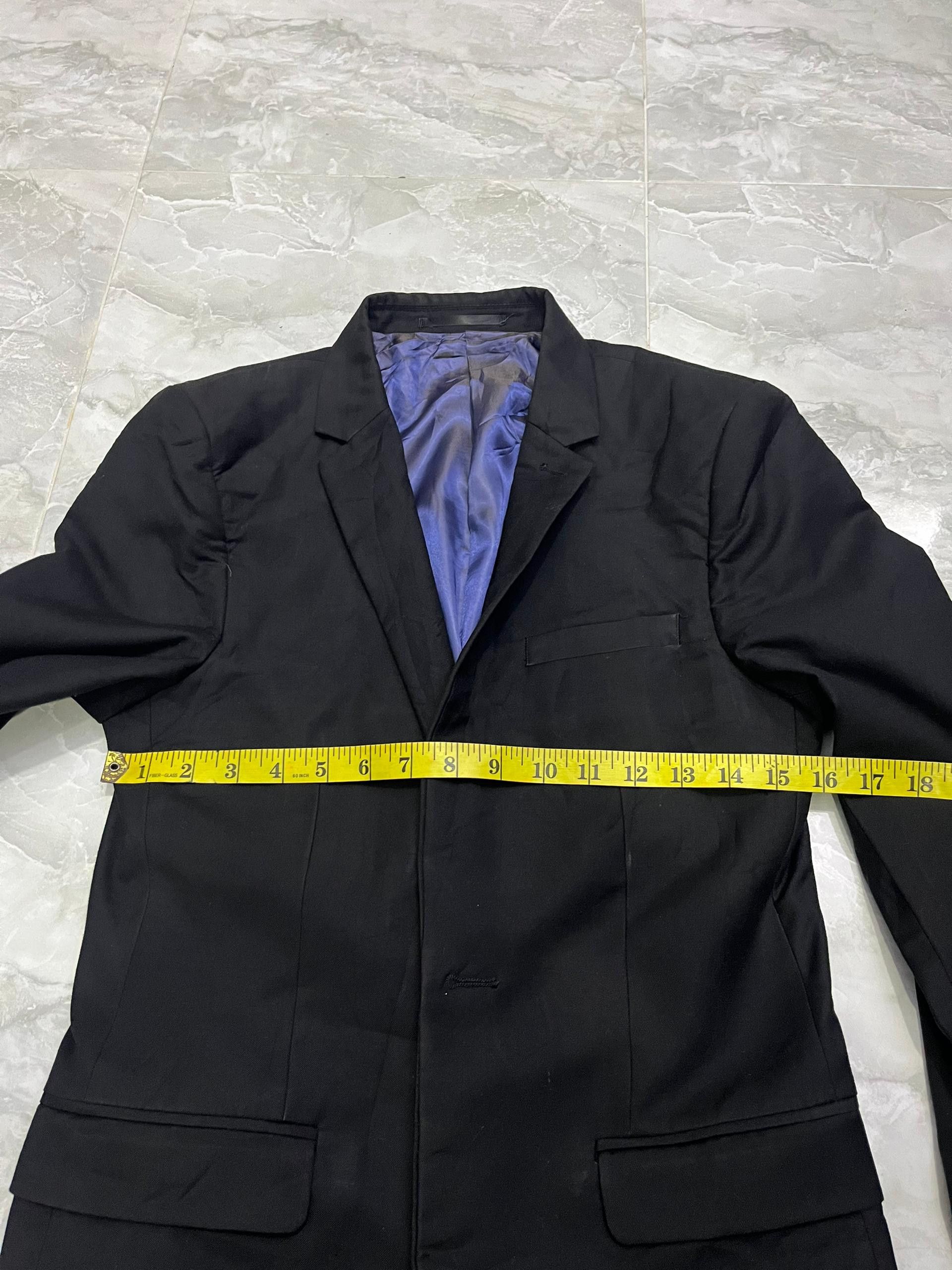 Topman Topman New Black Skinny Blazer 34R + Takeo Kikuchi Tie Size 34R - 16 Thumbnail