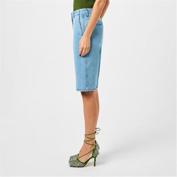 Dries Van Noten o1g2r1mq1024 Denim Shorts in Denim Blue Size 27" / US 4 / IT 40 - 4 Thumbnail