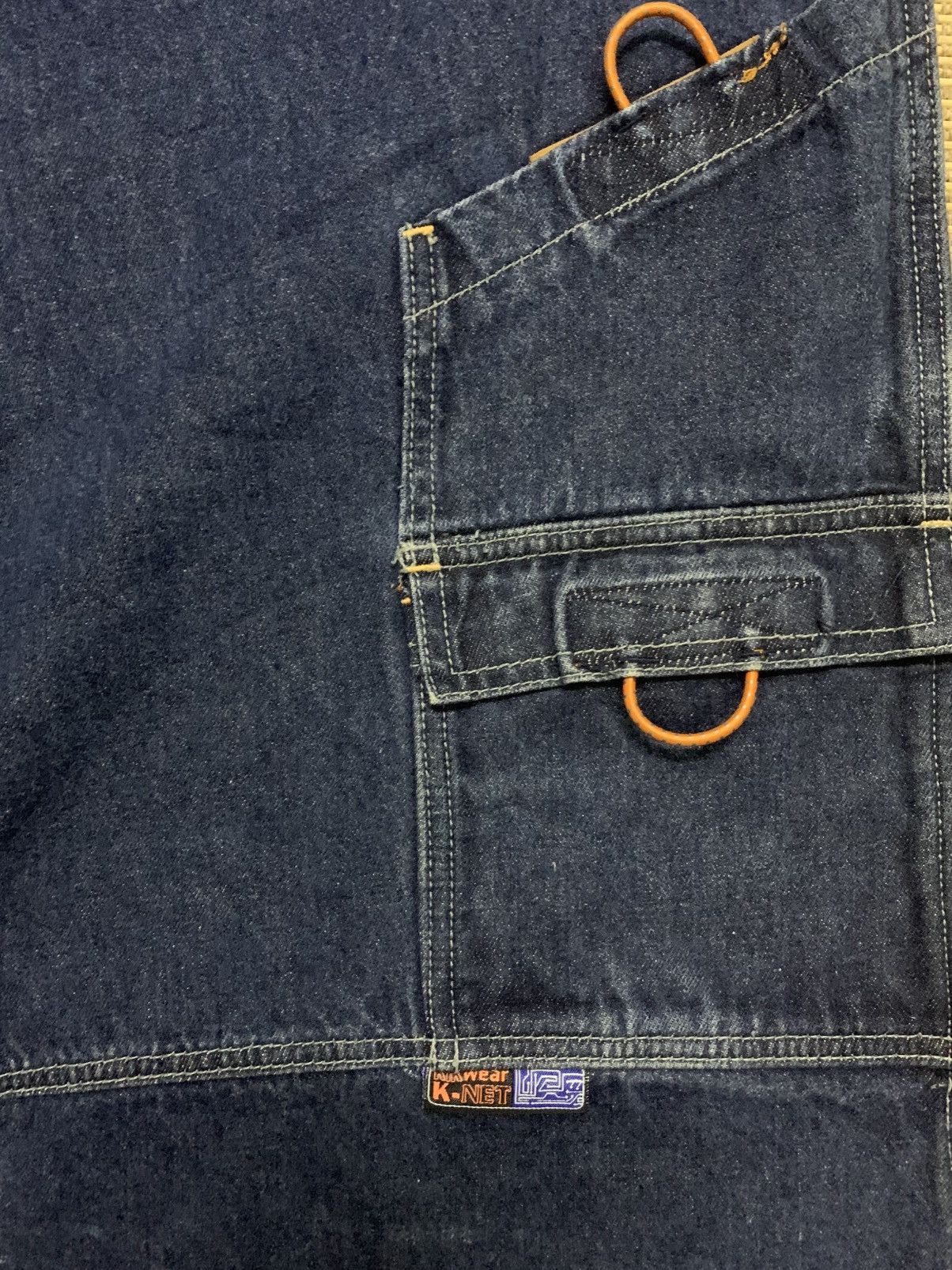 JNCO Kikwear Big Pocket Wide Leg Jeans Size US 34 / EU 50 - 4 Thumbnail