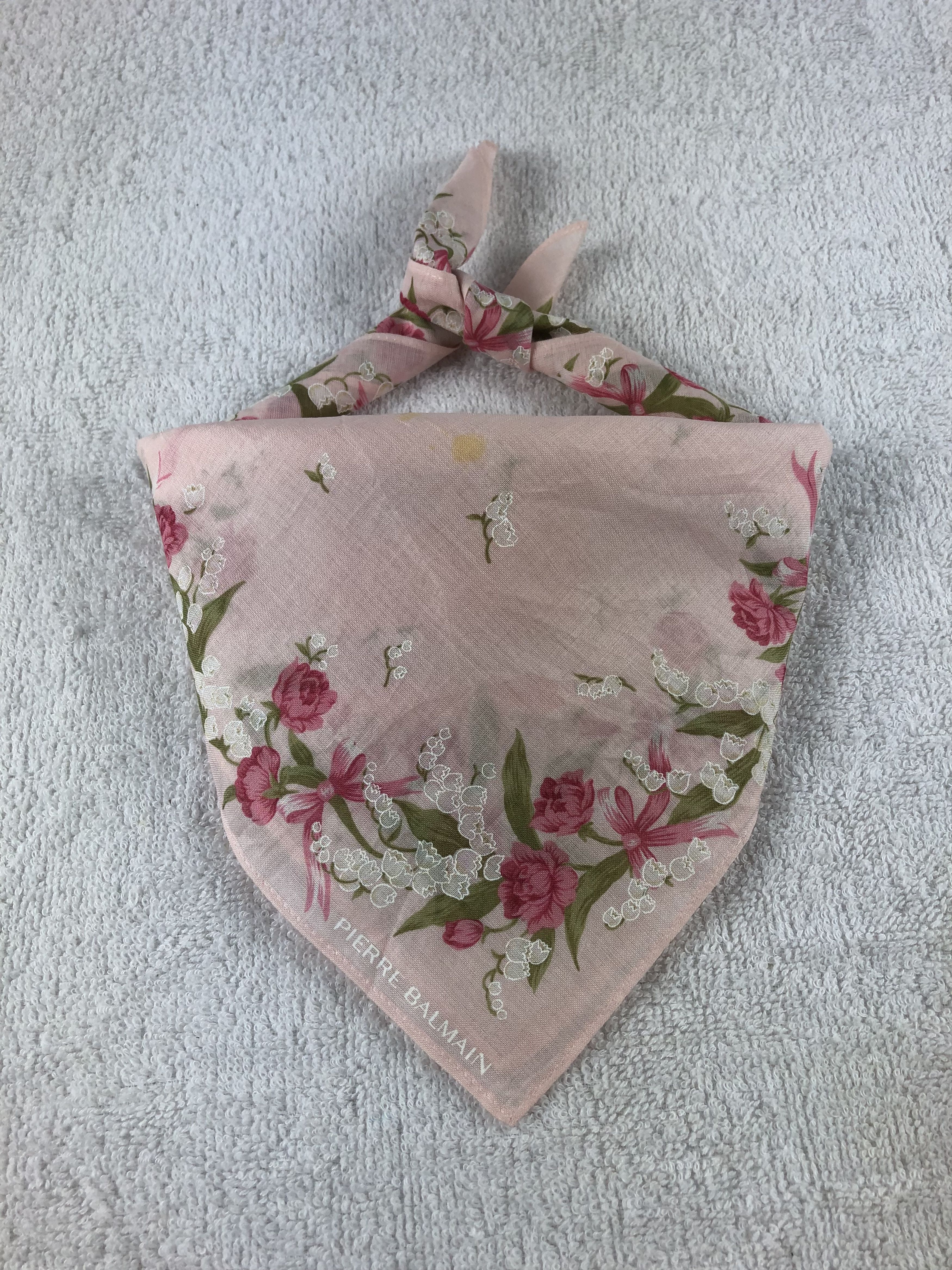 Pierre Balmain × Vintage Pierre Balmain Handkerchief / Bandana / Neckerchief Size ONE SIZE - 2 Thumbnail