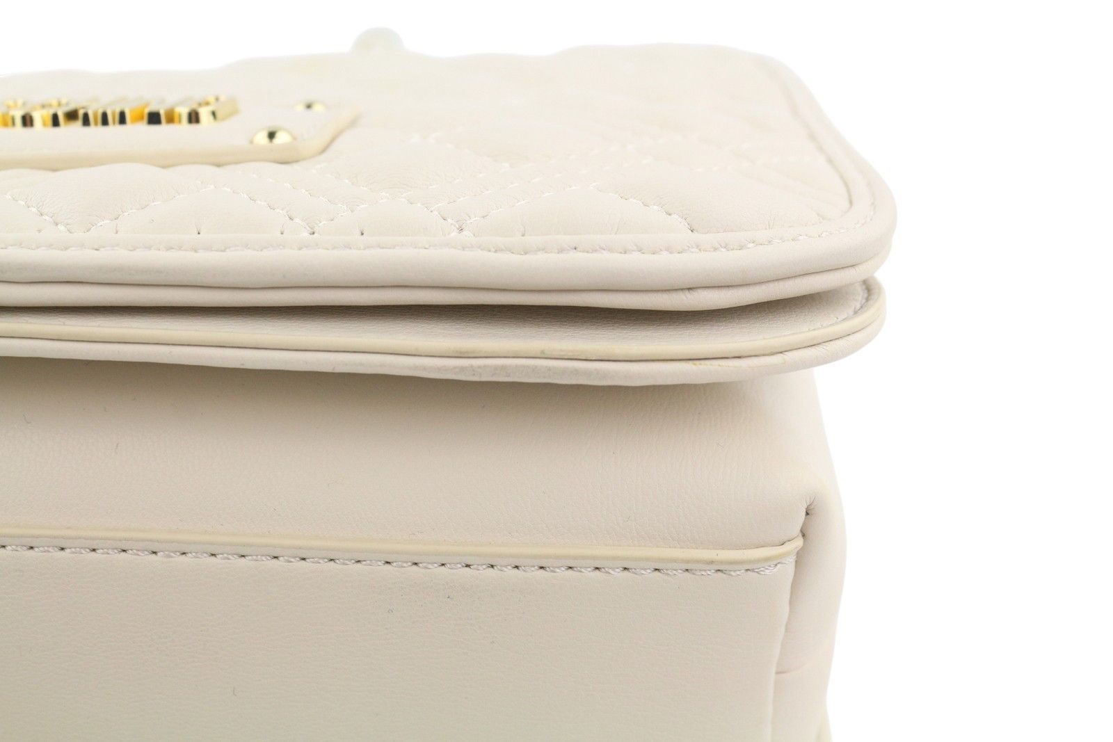 Love Moschino BORSA QUILTED PU AVORIO OS Beige Crossbody 87742 Size ONE SIZE - 14 Thumbnail