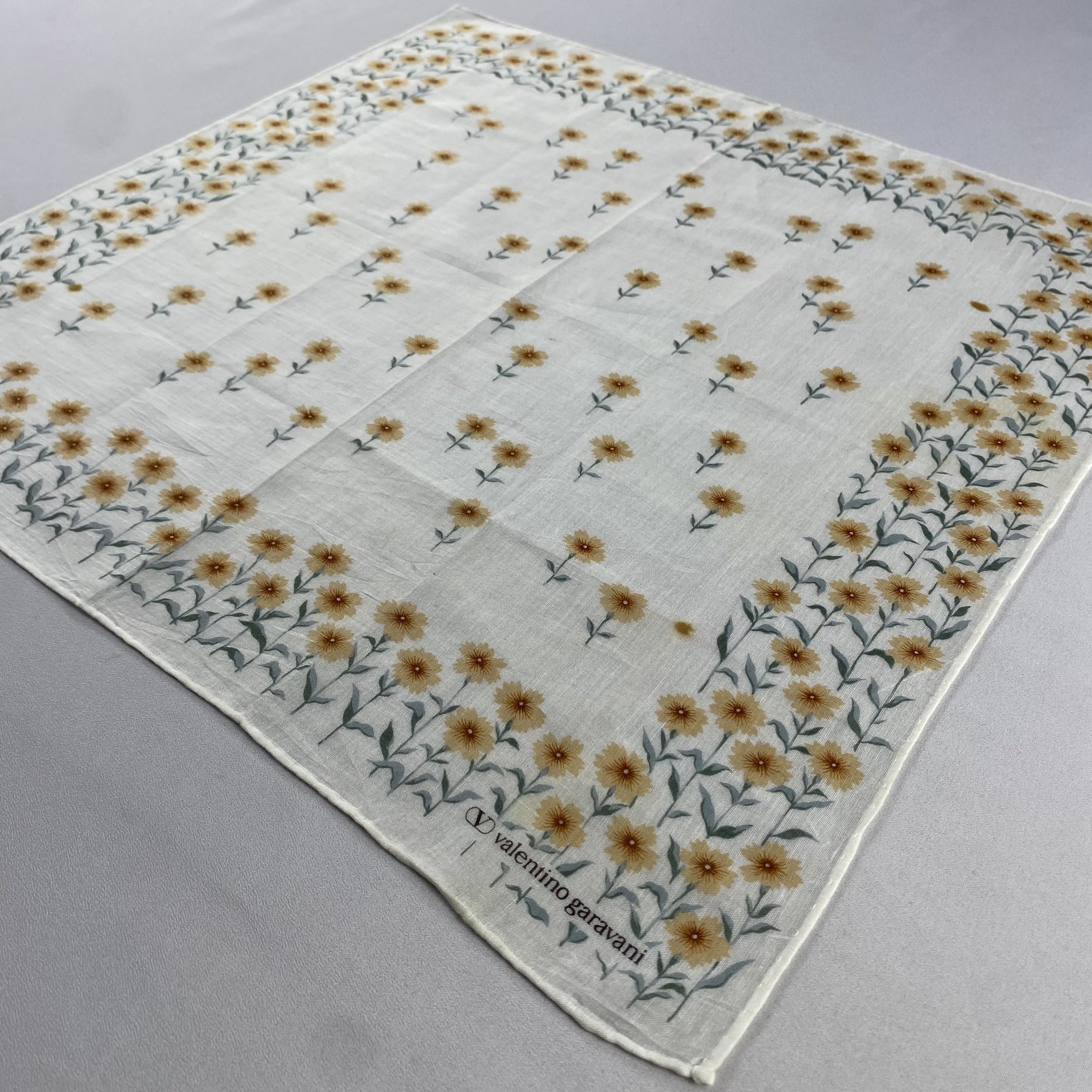 Valentino × Vintage Valentino Garavani Handkerchief / Neckerchief-P1380 Size ONE SIZE - 2 Thumbnail