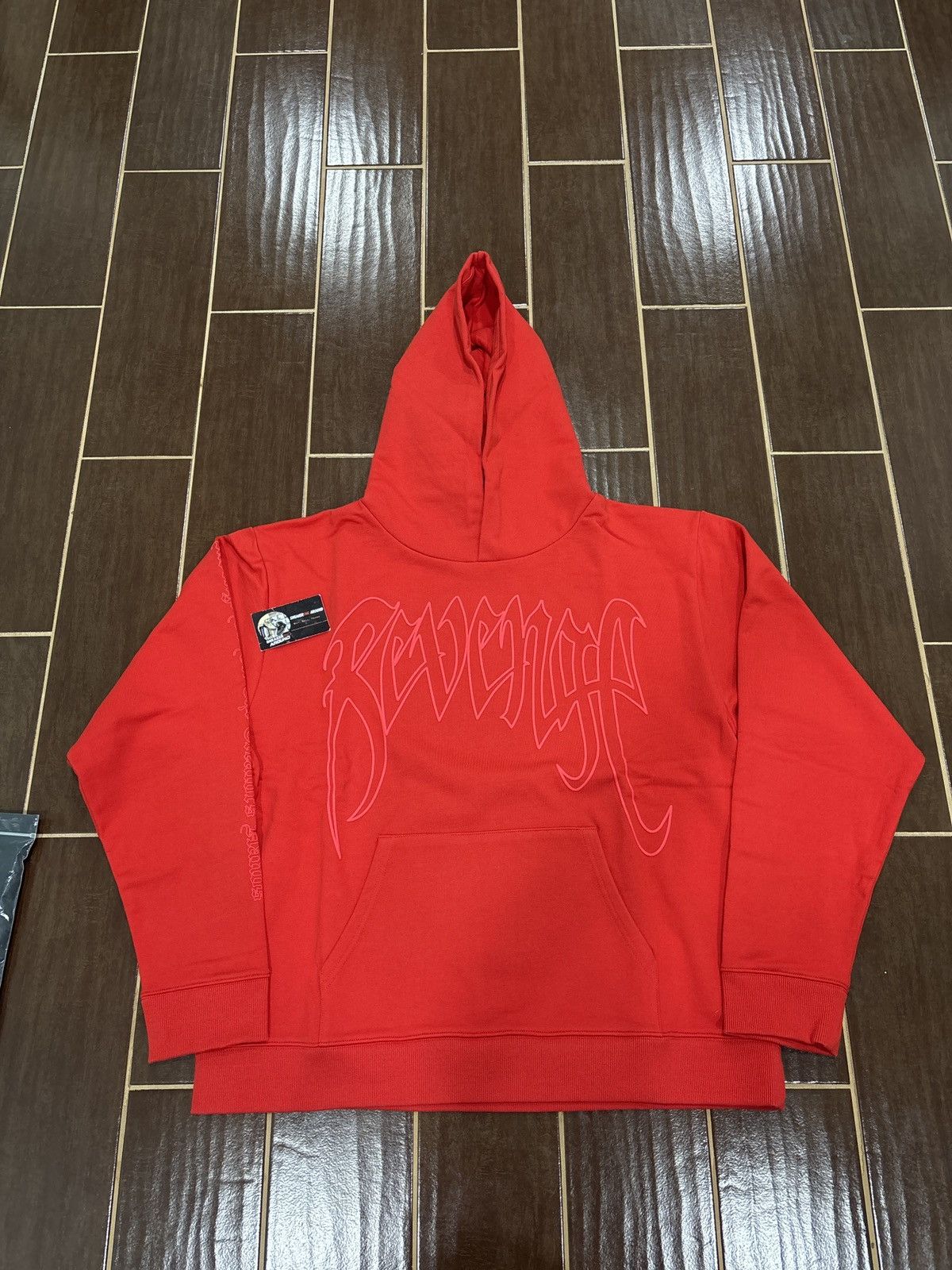 Revenge BRAND NEW Revenge XXXTentacion Red Outline Kill Hoodie SZ XL Size US XL / EU 56 / 4 - 3 Thumbnail