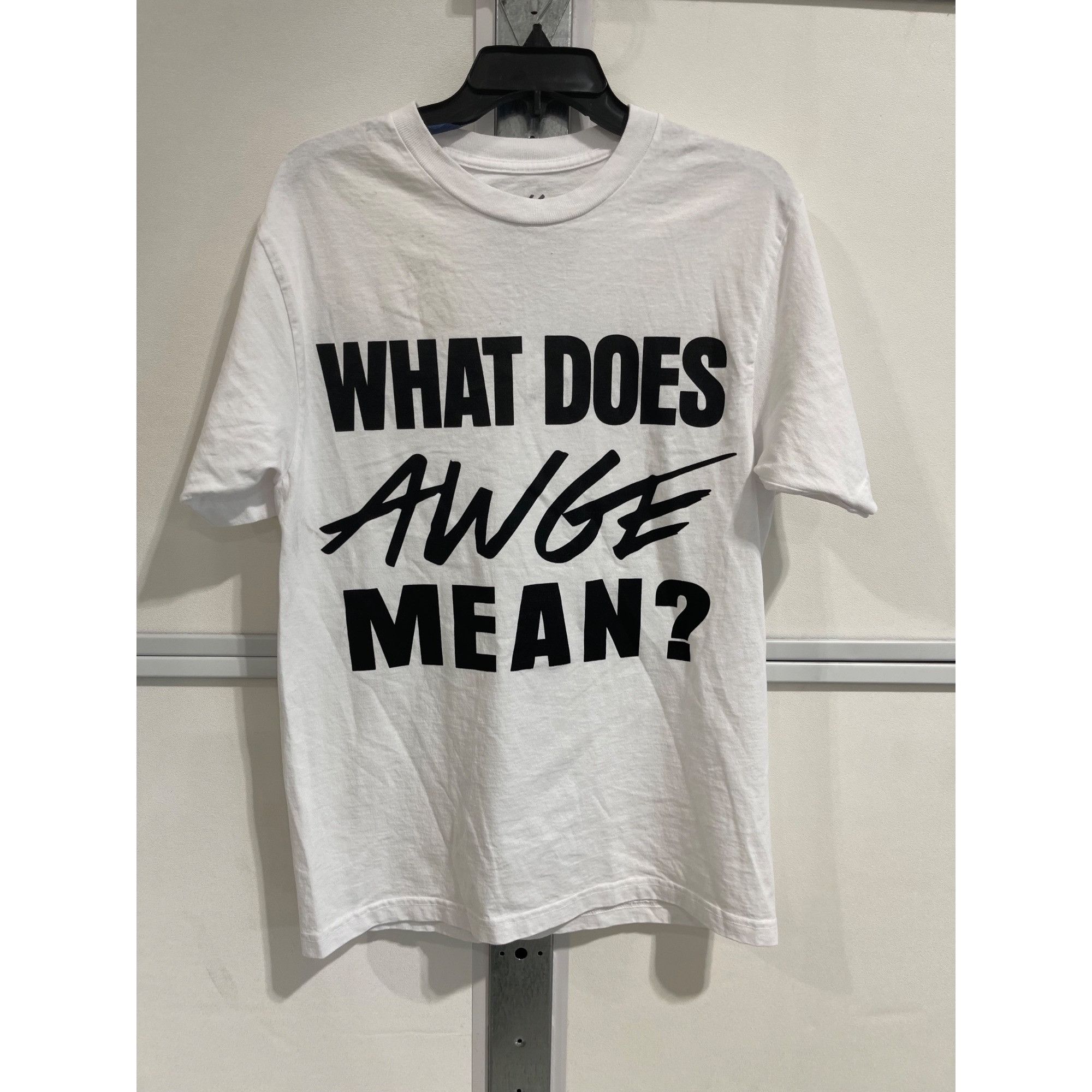 AWGE NEW A$AP ROCKY WHAT DOES AWGE MEAN TEE SZ 2XL Size US XXL / EU 58 / 5 - 2 Thumbnail