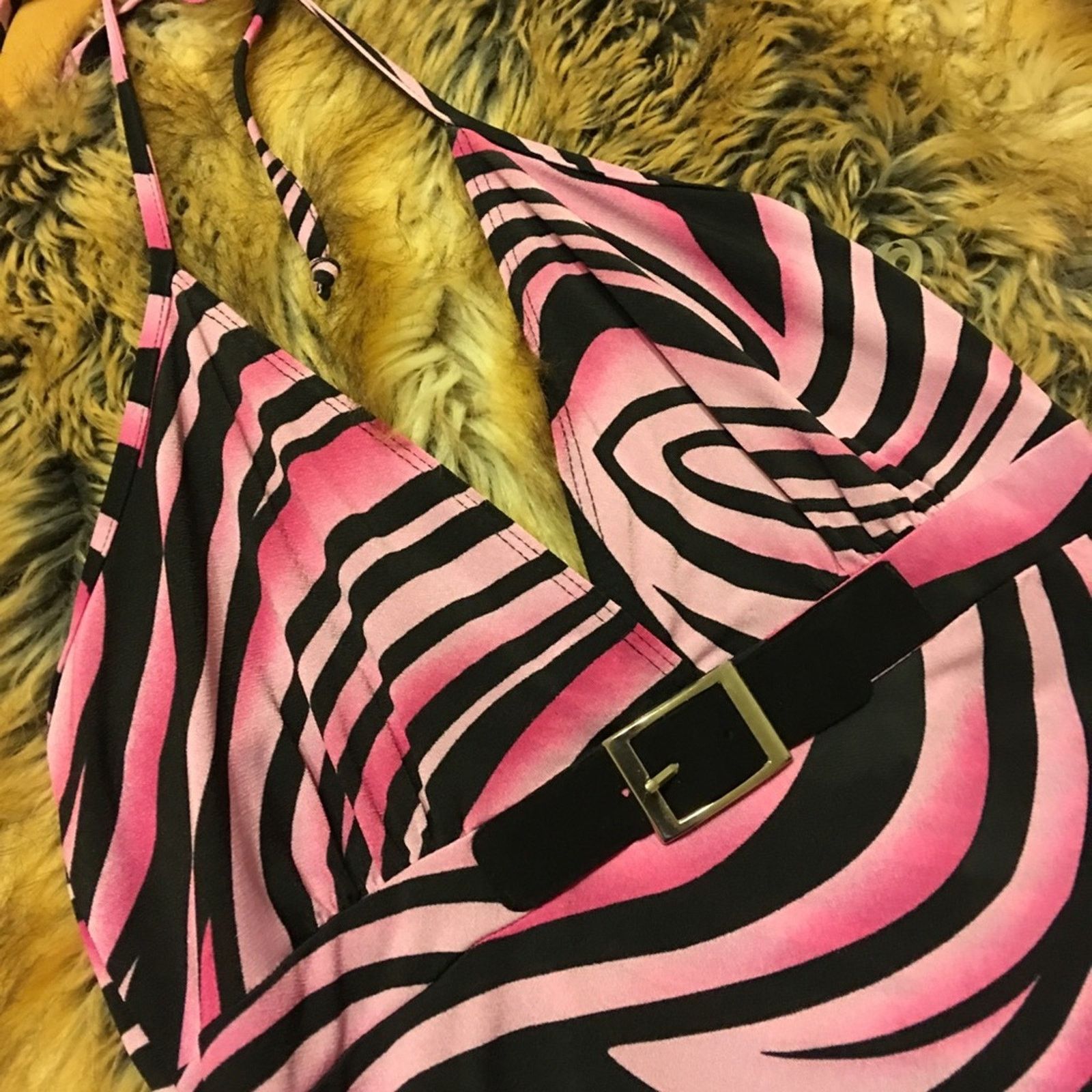Other Venus retro print buckle detail halter top S Size S / US 4 / IT 40 - 5 Thumbnail