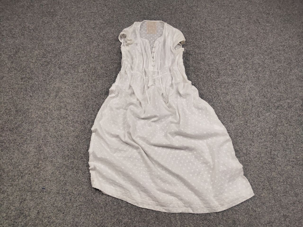 Japanese Brand Yangany Japan Made Design Light white Dress Size S / US 4 / IT 40 - 2 Thumbnail