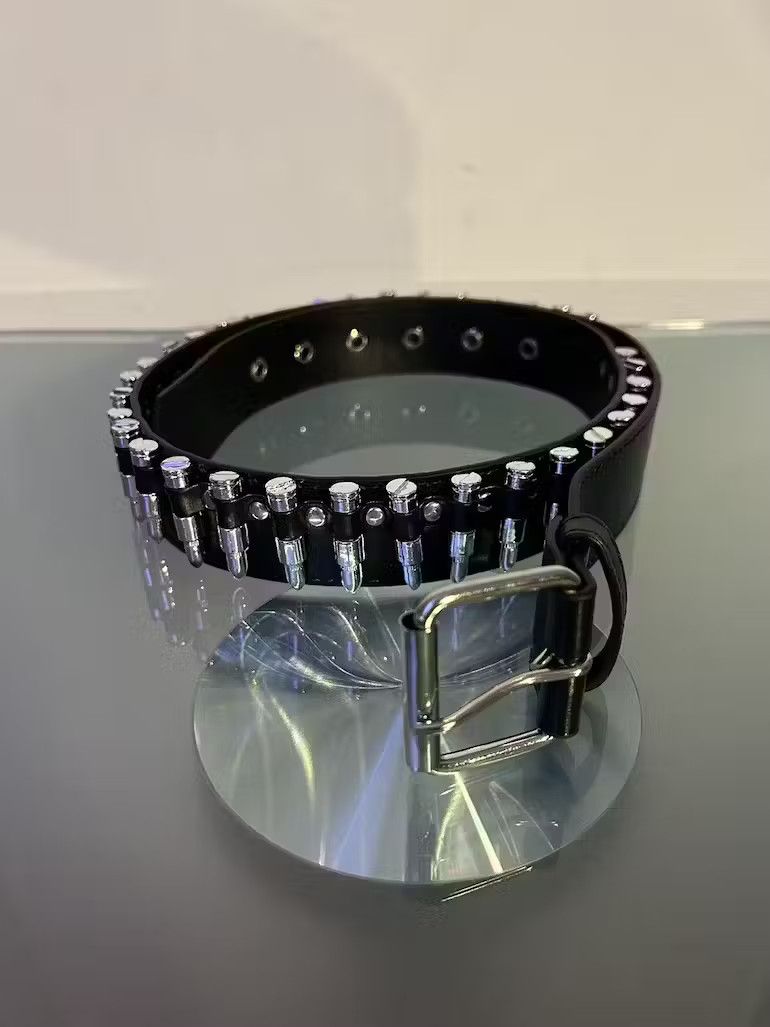 Japanese Brand × Vintage Bullet Studded Belt Size 34 - 1 Thumbnail