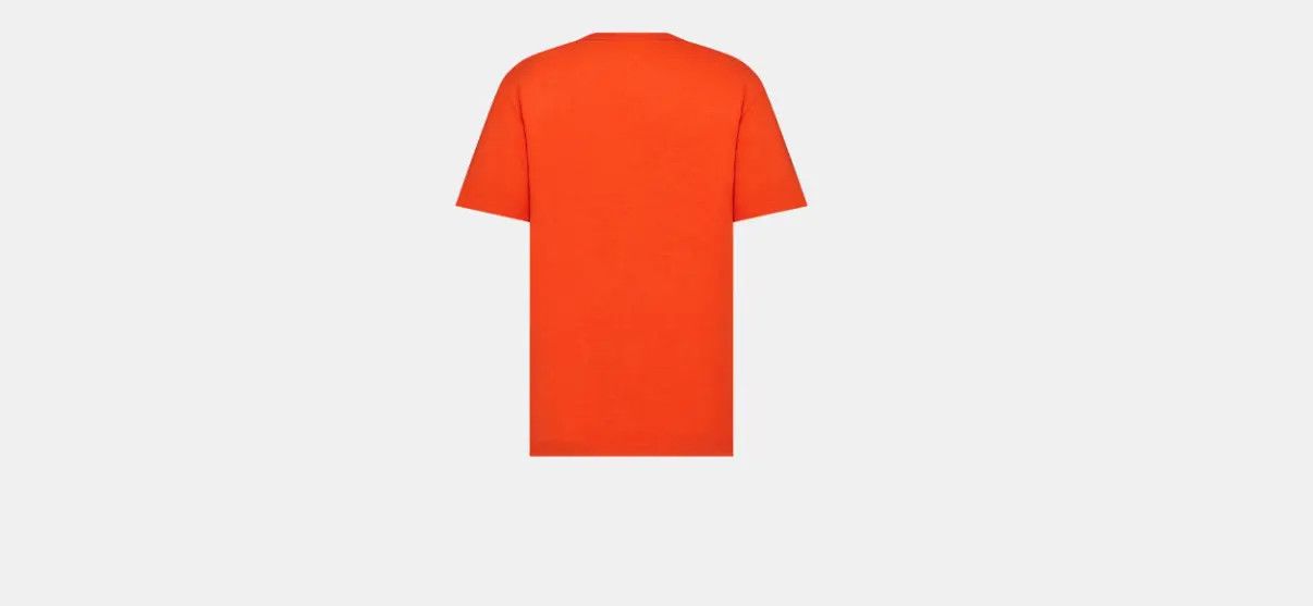 DENIM TEARS × Dior o1w1db10824 Relaxed Fit T-Shirt in Red Size US M / EU 48-50 / 2 - 2 Thumbnail