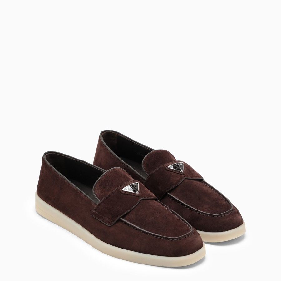 image of Prada O1D2Blof01223 Loafer In Brown, Men's (Size 7)