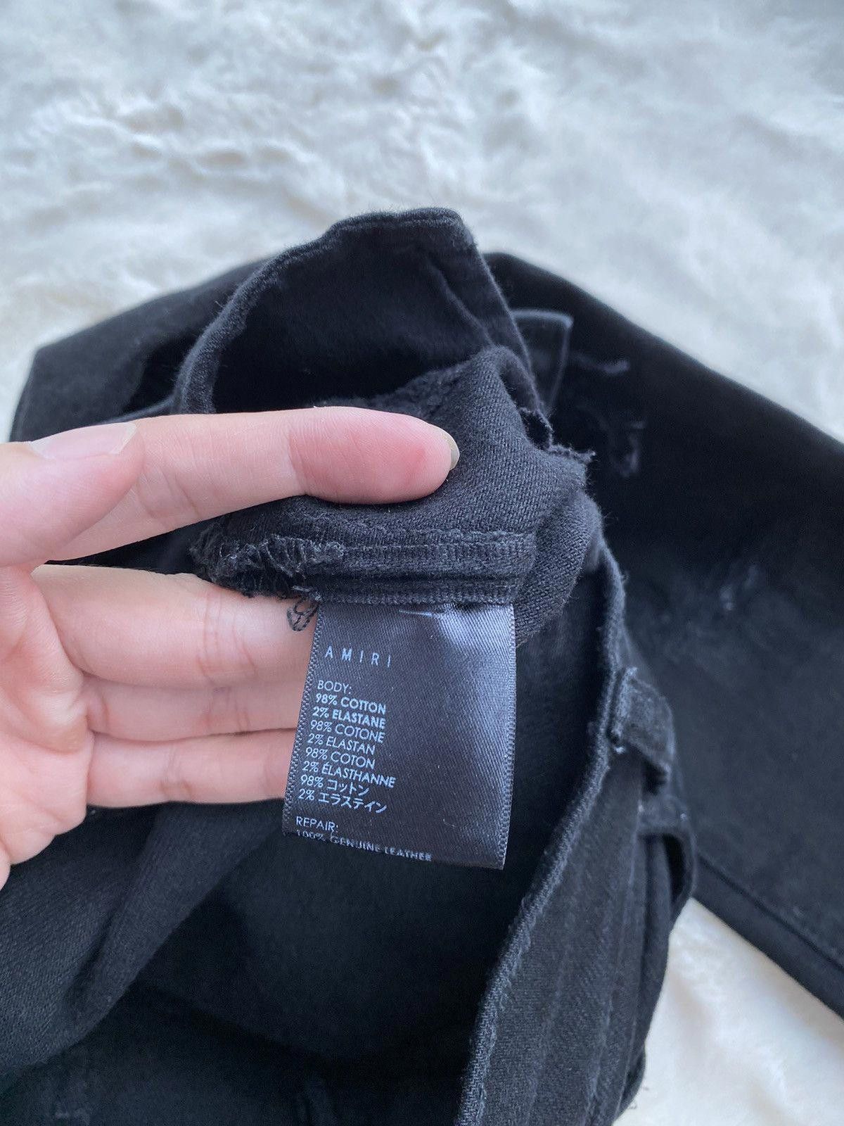 Amiri Amiri Black Archive Snakeskin Python MX0 Jeans Size US 34 / EU 50 - 5 Thumbnail