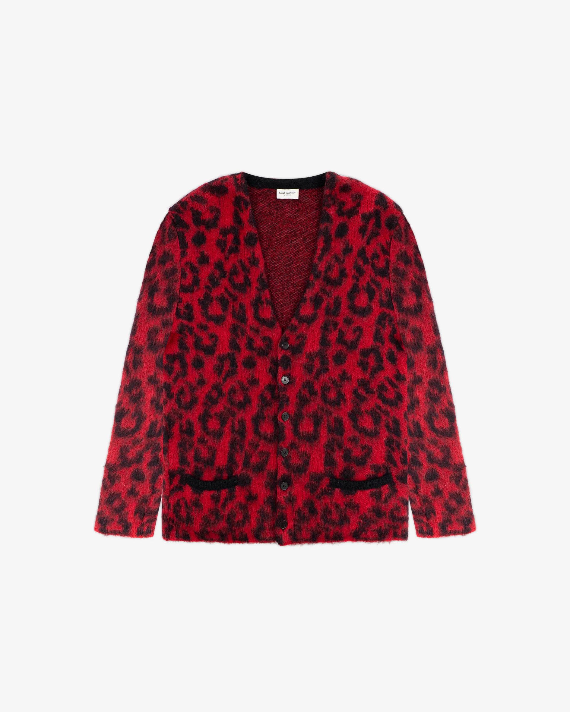 FW13 Leopard Mohair Cardigan