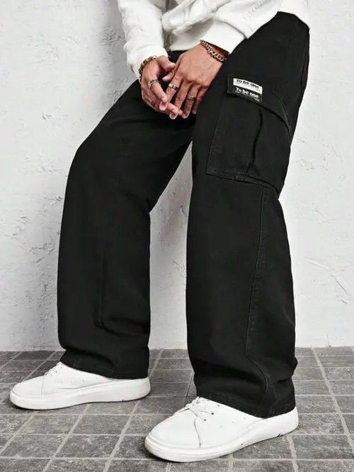 Jean Cargo Jeans Denim Loose fit Size US 34 / EU 50 - 1 Thumbnail