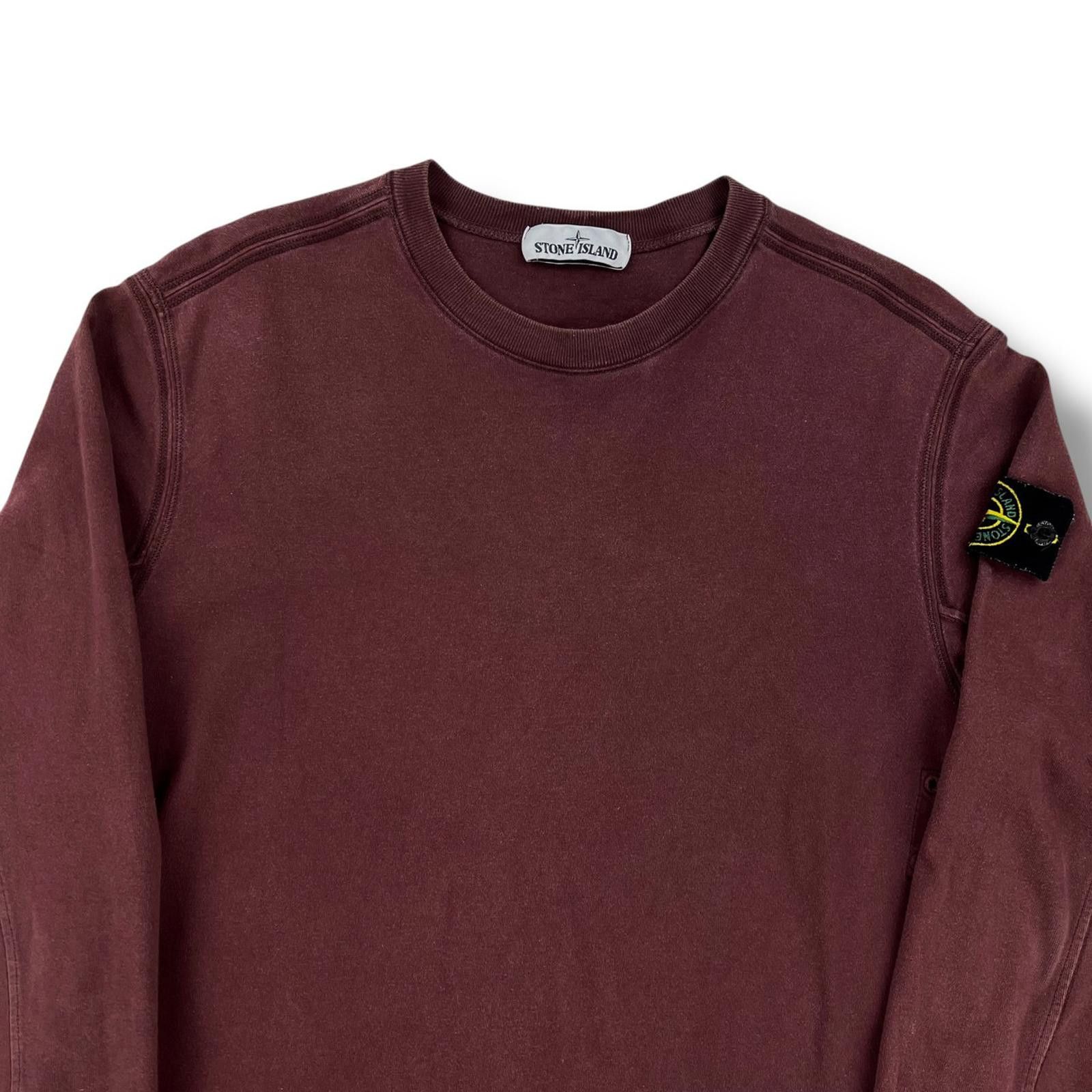 Stone Island Stone Island Burgundy Sweatshirt Size US S / EU 44-46 / 1 - 1 Thumbnail