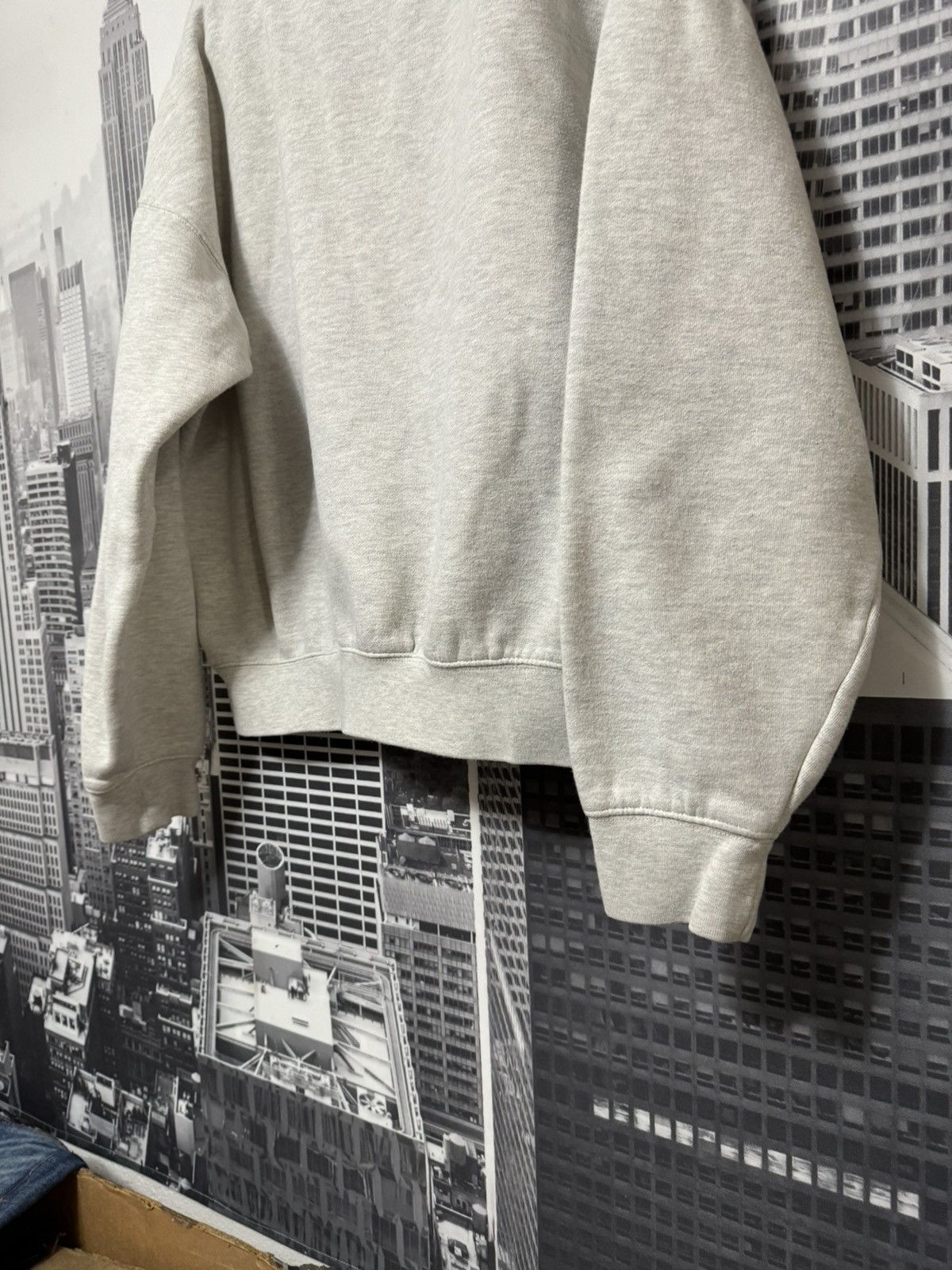 Fear of God 💥Fear of God Essentials Half-Zip Sweater Oatmeal SZ Small Size US S / EU 44-46 / 1 - 14 Thumbnail