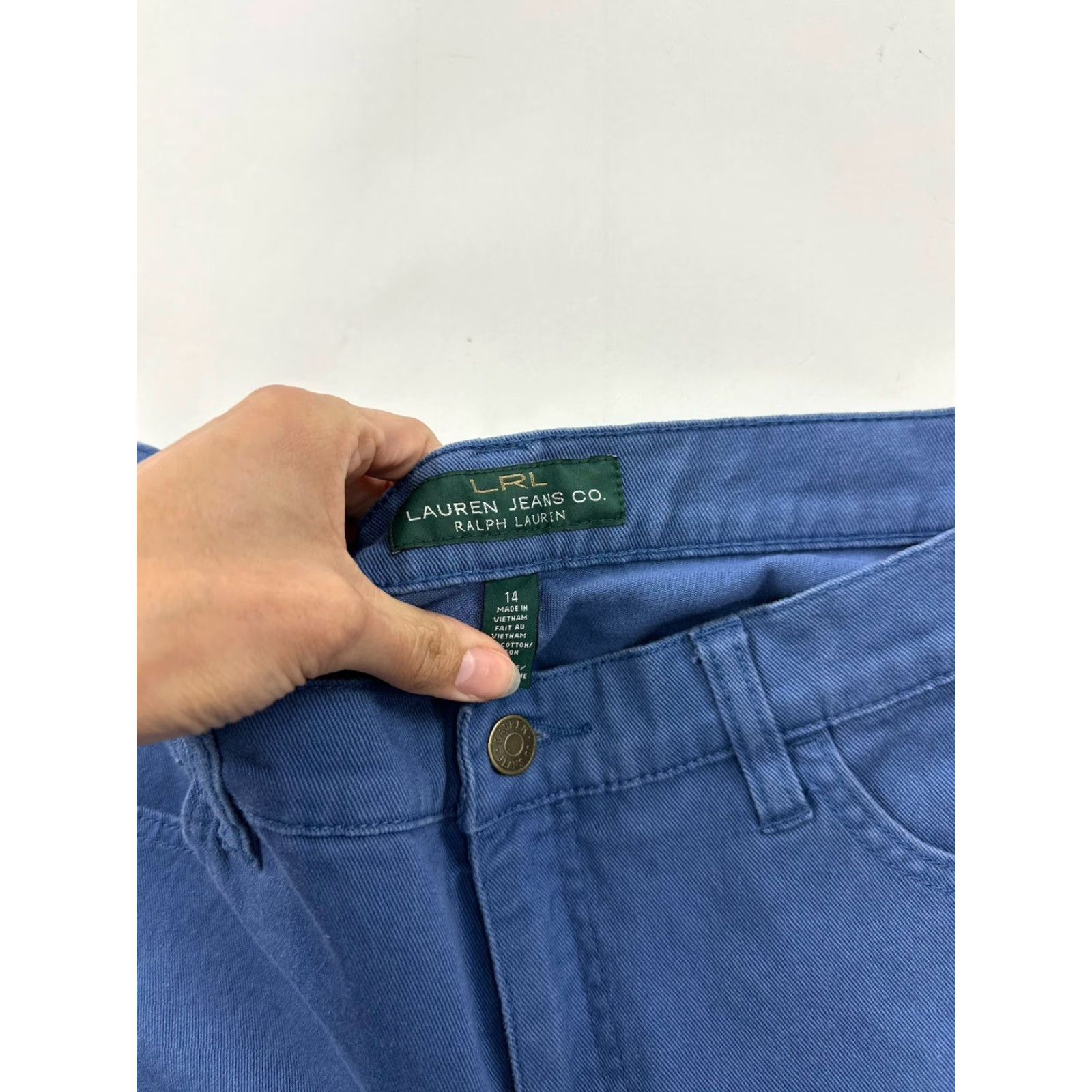 Ralph Lauren Lauren Ralph Lauren Jeans Women’s 14 Blue Classic Straight Jeans Women 14 Blue Straight 14 Womens Blue Lauren Ralph Lauren Jeans Size 36" / US 14 / IT 50 - 3 Thumbnail
