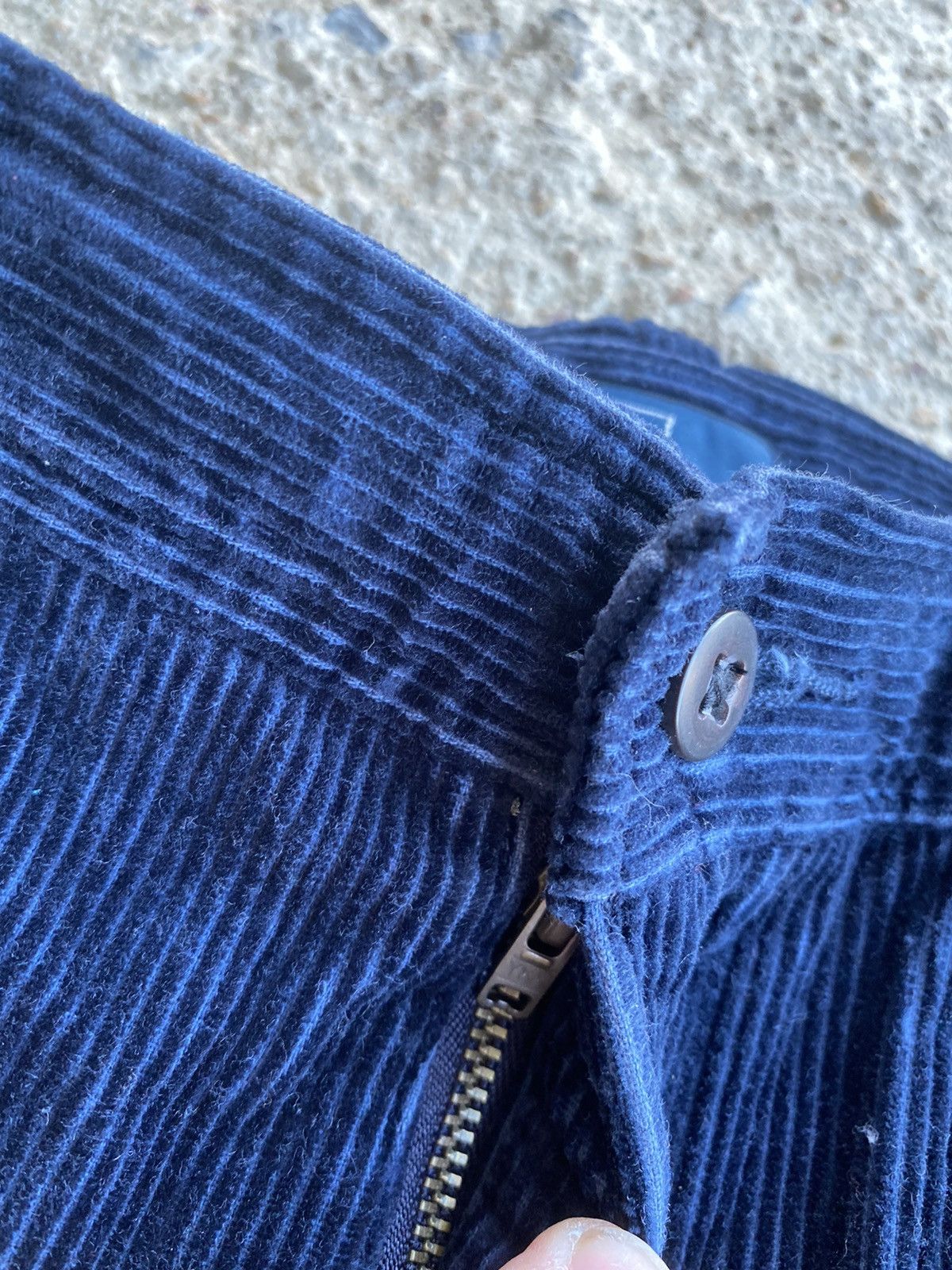 Polo Ralph Lauren × Vintage Vintage Y2K Polo Ralph Lauren Navy Corduroy Pants 28x29 Size US 28 / EU 44 - 6 Thumbnail