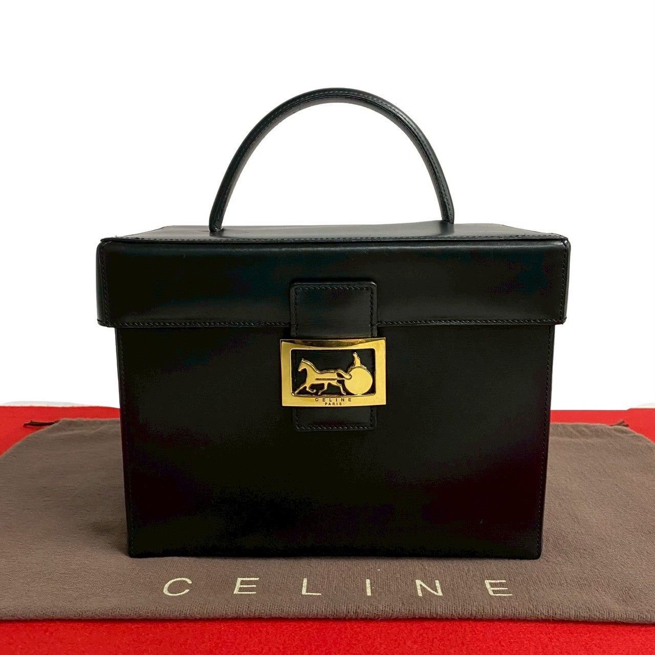 Celine Celine Handbag Black Leather Size ONE SIZE - 1 Thumbnail