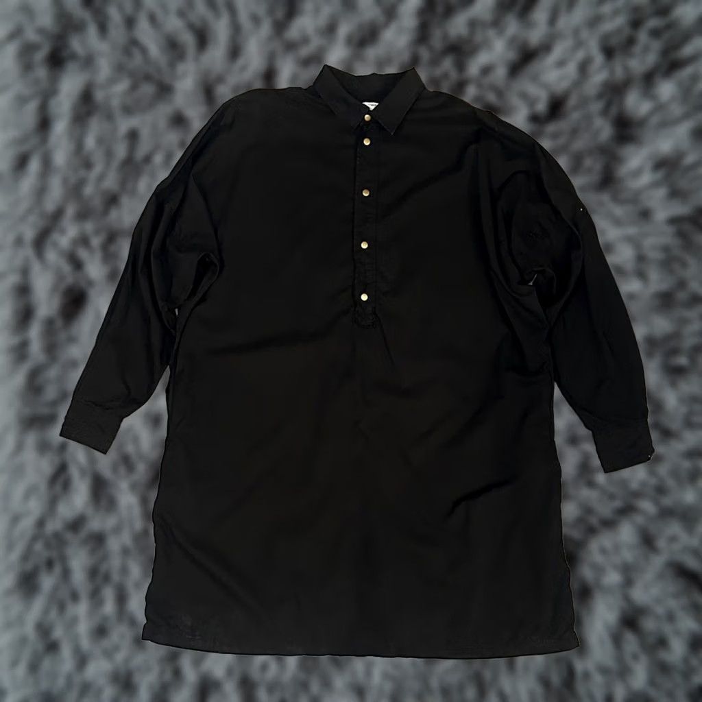 Billy Reid Billy Reid Oversized Half Button Shirt Dress - Medium Size M / US 6-8 / IT 42-44 - 1 Thumbnail