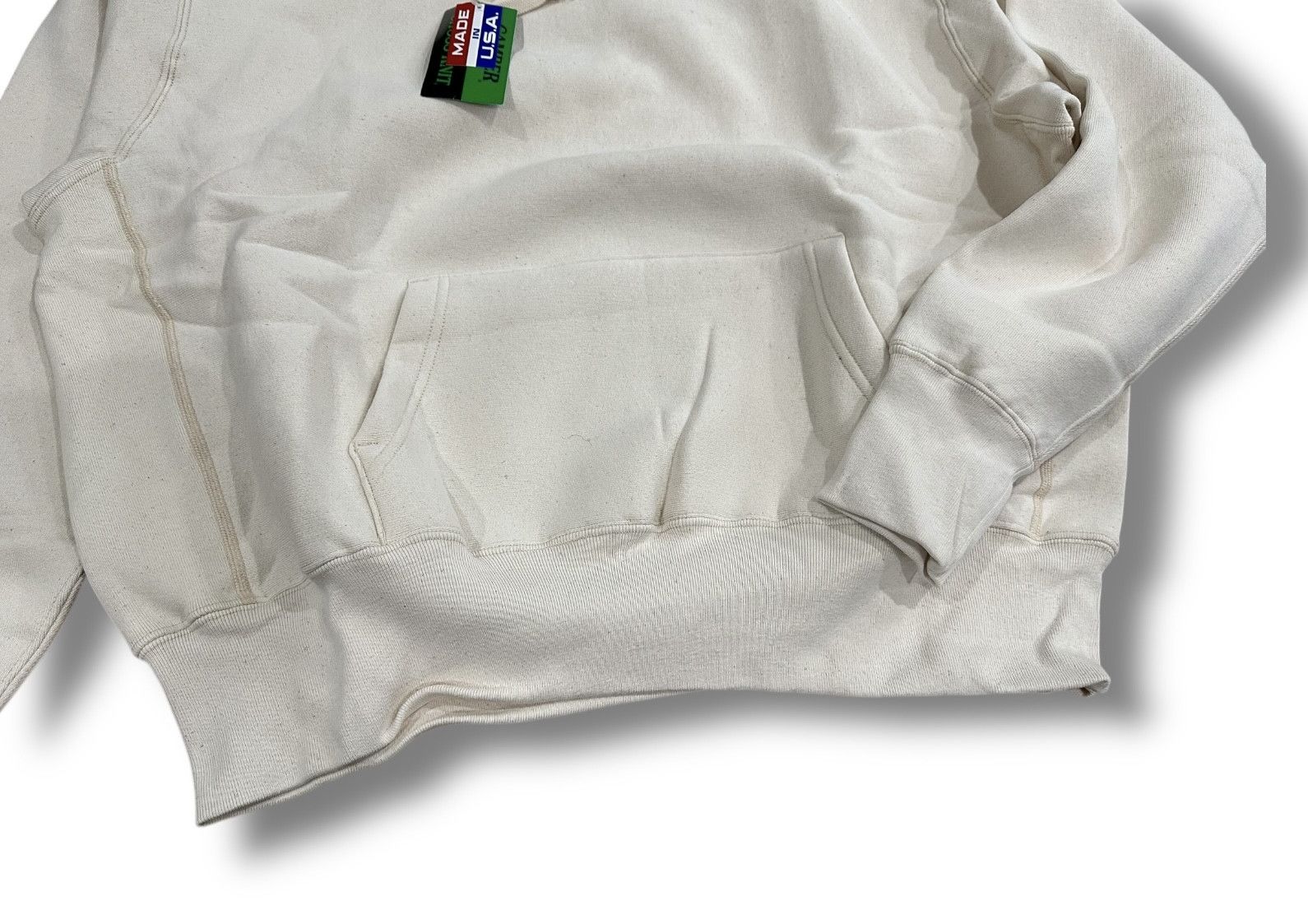 Camber CAMBER SPORTSWEAR-232 CROSS KNIT MEDIUM BEIGE/NATURAL HOODIE Size US M / EU 48-50 / 2 - 6 Thumbnail