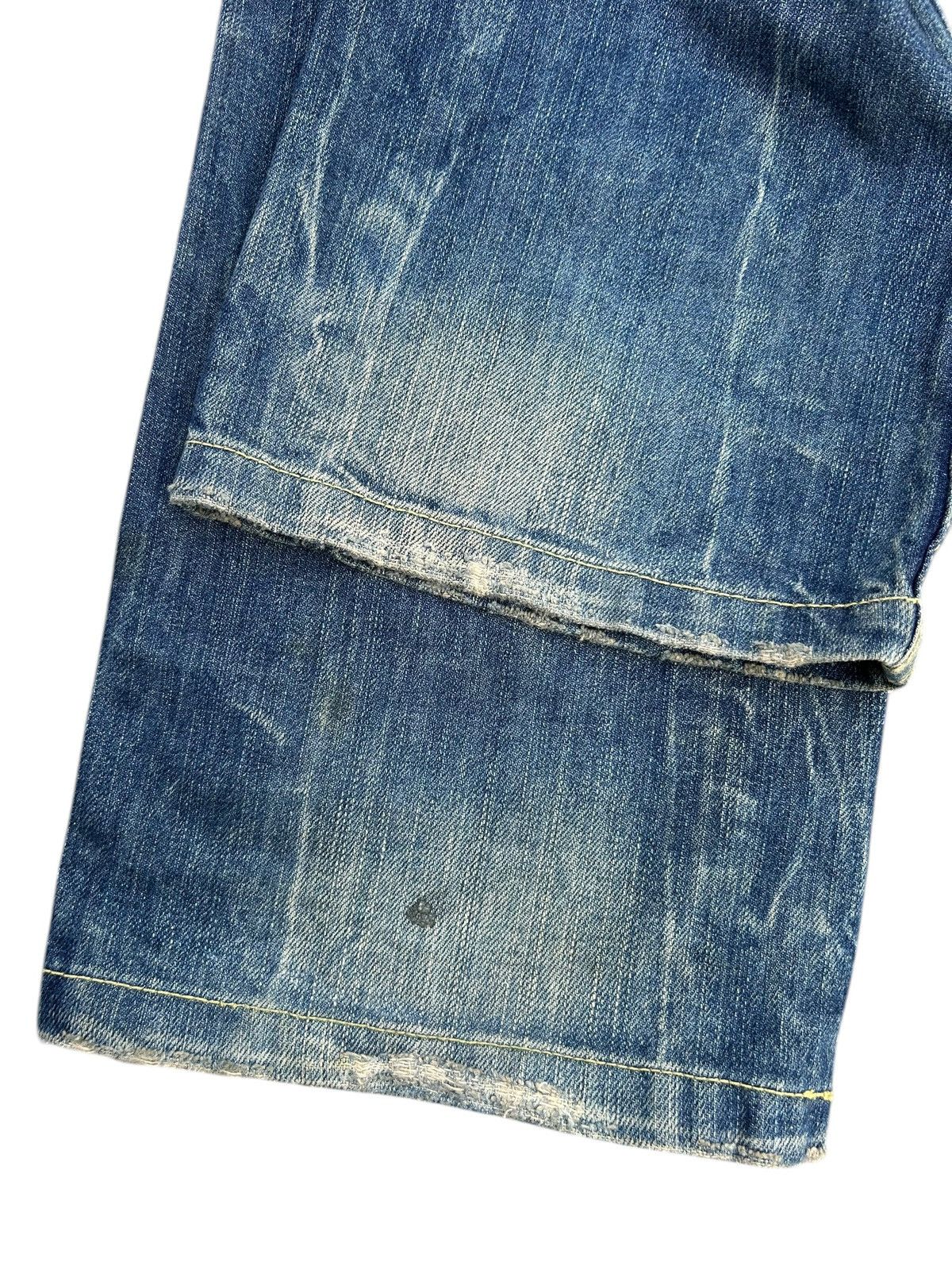 Kapital RED PEPPER GOLD LABEL PUNK DISTRESSED DENIM JEANS Size US 35 - 18 Thumbnail