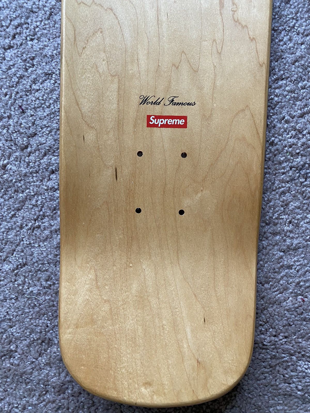 Supreme power corruption lies skate deck SS13