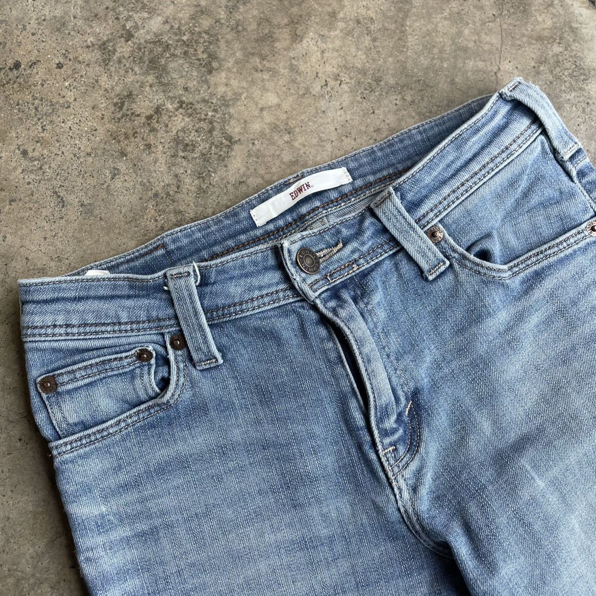 Edwin 🔥Vintage Edwin Stoned Washed Ripped Women Denim Jeans Size 28" / US 6 / IT 42 - 8 Thumbnail