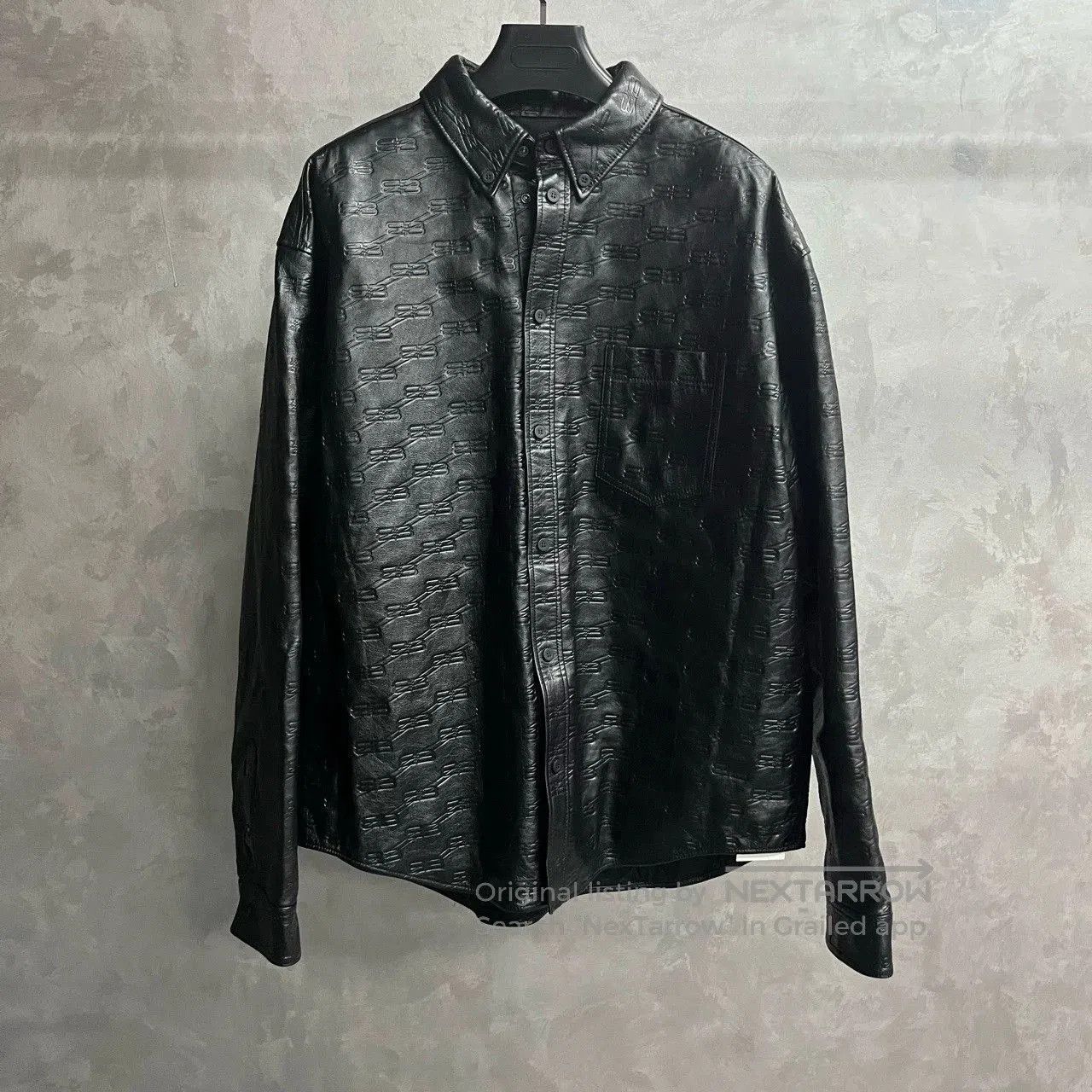 Balenciaga Balenciaga Black Logo Leather Jacket. Size US S / EU 44-46 / 1 - 1 Thumbnail
