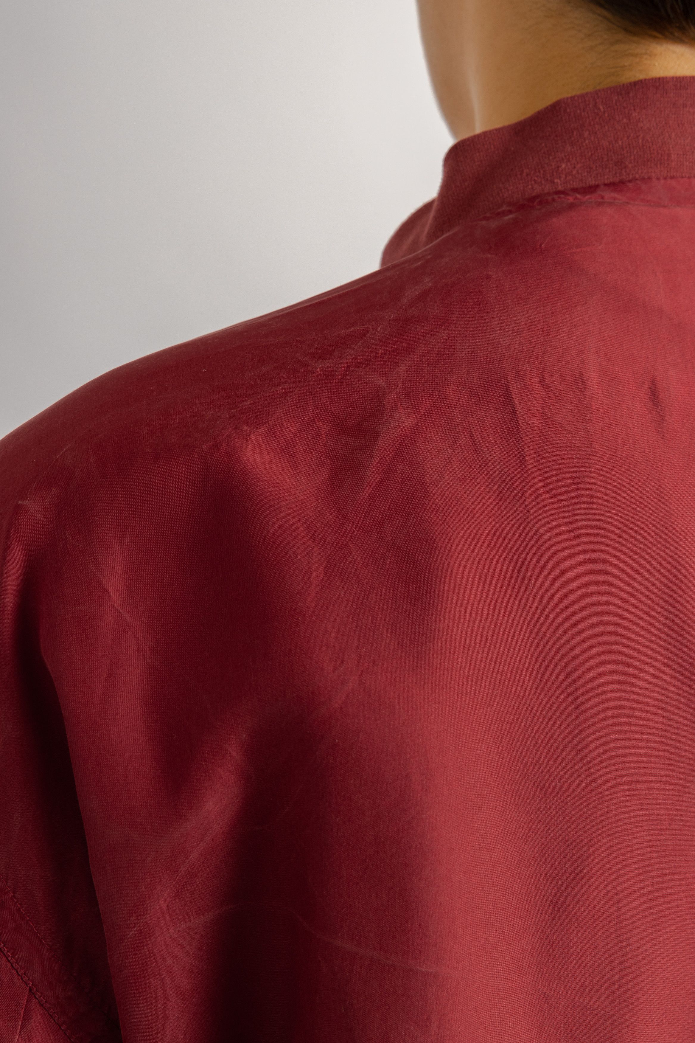 Vintage Silk Vintage Oldschool Full Zip Bomber Jacket 8736 Size US S / EU 44-46 / 1 - 6 Thumbnail