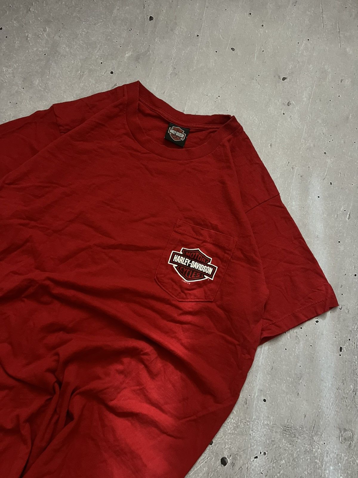Harley Davidson Rare Vintage Harley Davidson T-Shirt 2006-2007 Red Size L Size US L / EU 52-54 / 3 - 9 Thumbnail