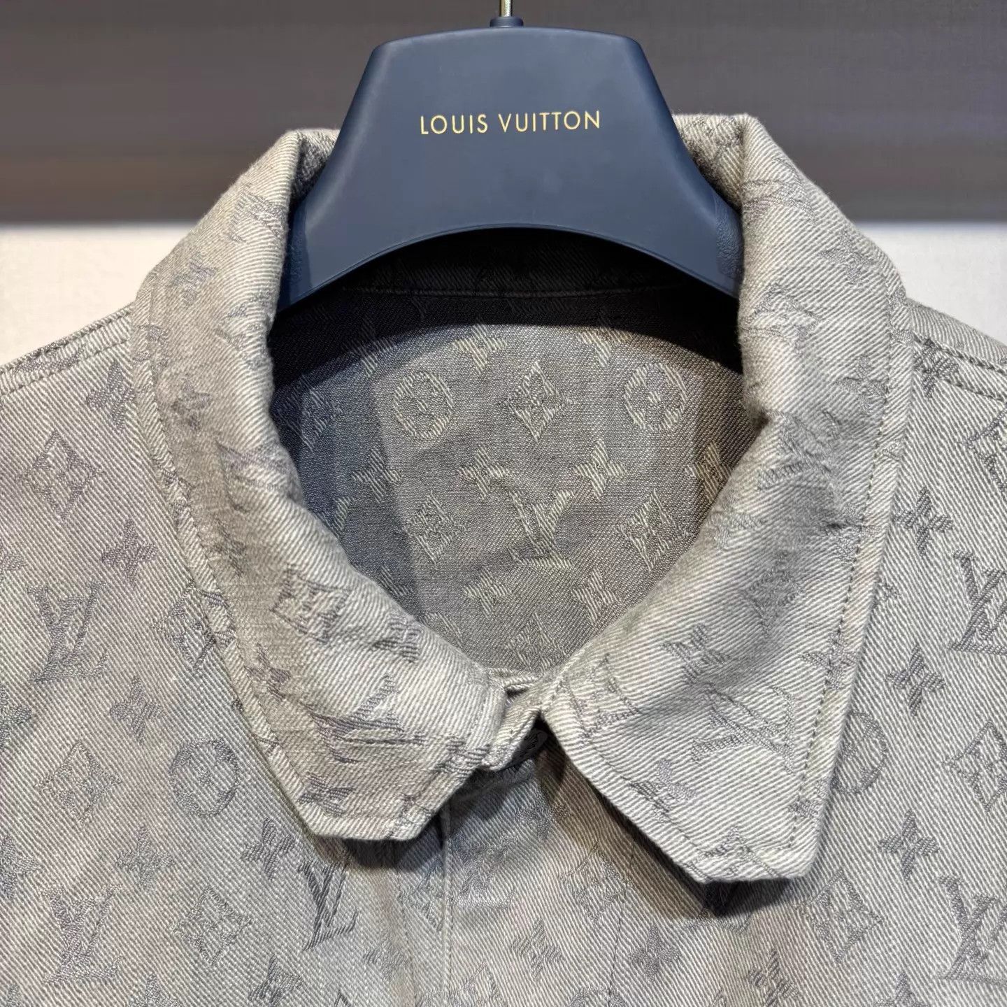 Louis Vuitton Louis Vuitton Monogram Gray Denim Jacket 52 New Size US L / EU 52-54 / 3 - 3 Thumbnail