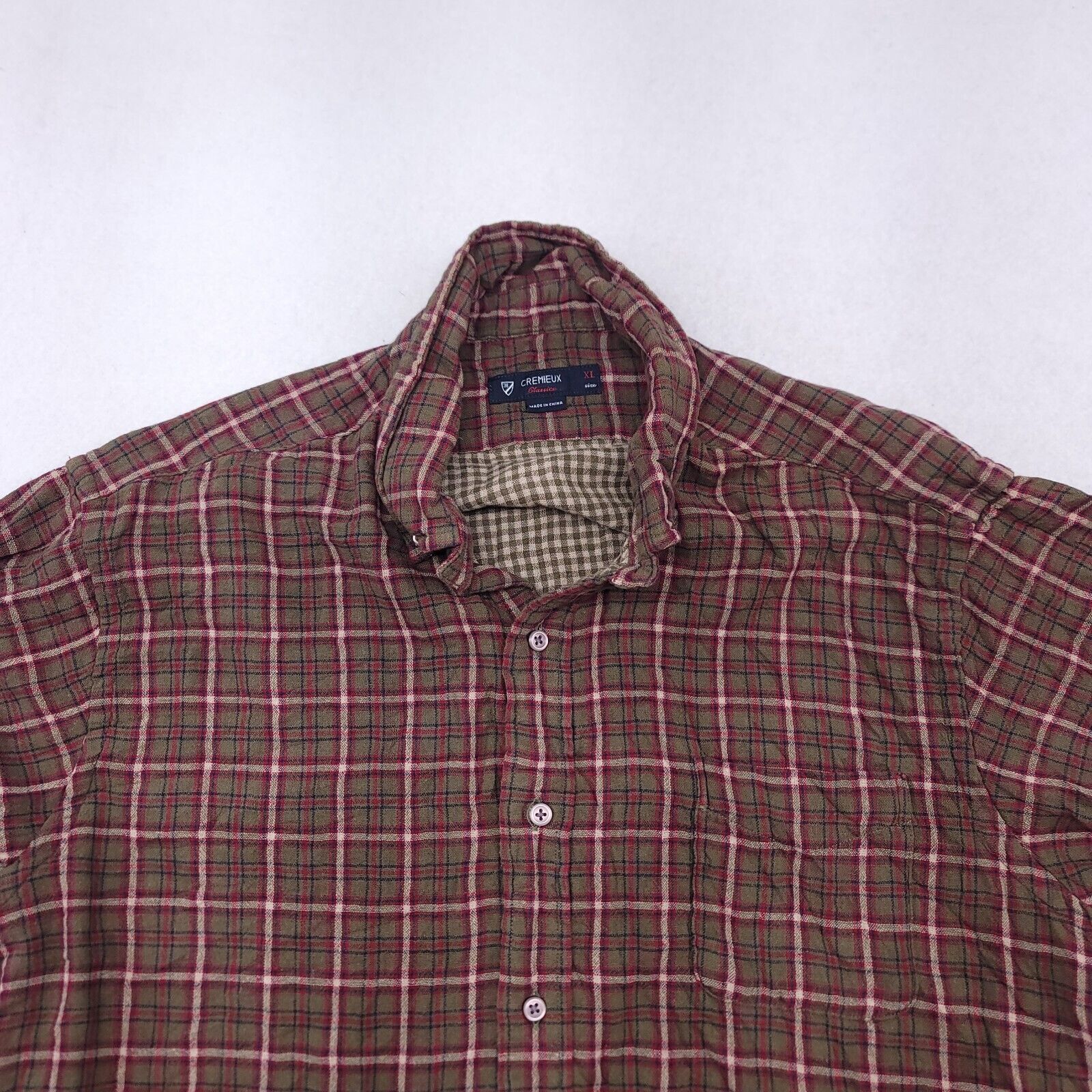 Cremieux Cremieux Classics Tartan Flannel Shirt Men Size XL Brown Red Size US XL / EU 56 / 4 - 1 Thumbnail