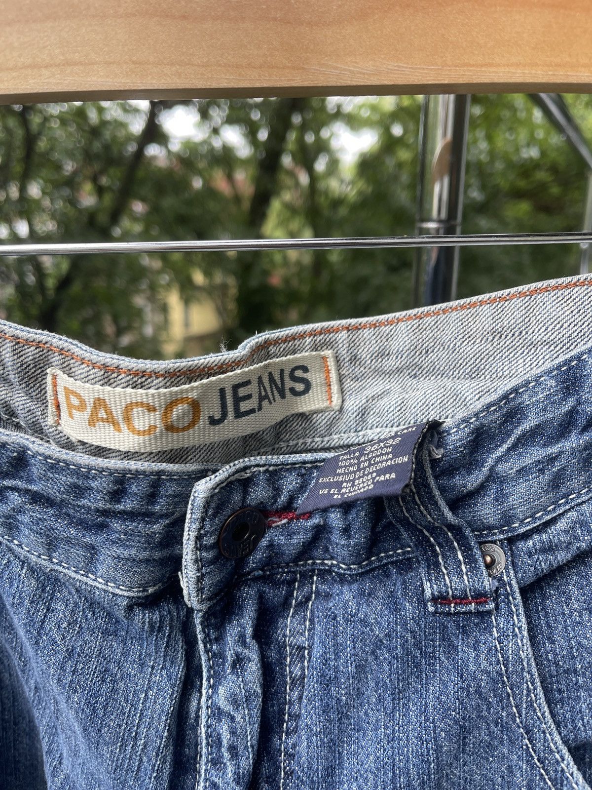 Vintage VINTAGE Y2K PACO JEANS BAGGY EMBROIDERED DENIM JEANS 36 Size US 36 / EU 52 - 9 Thumbnail