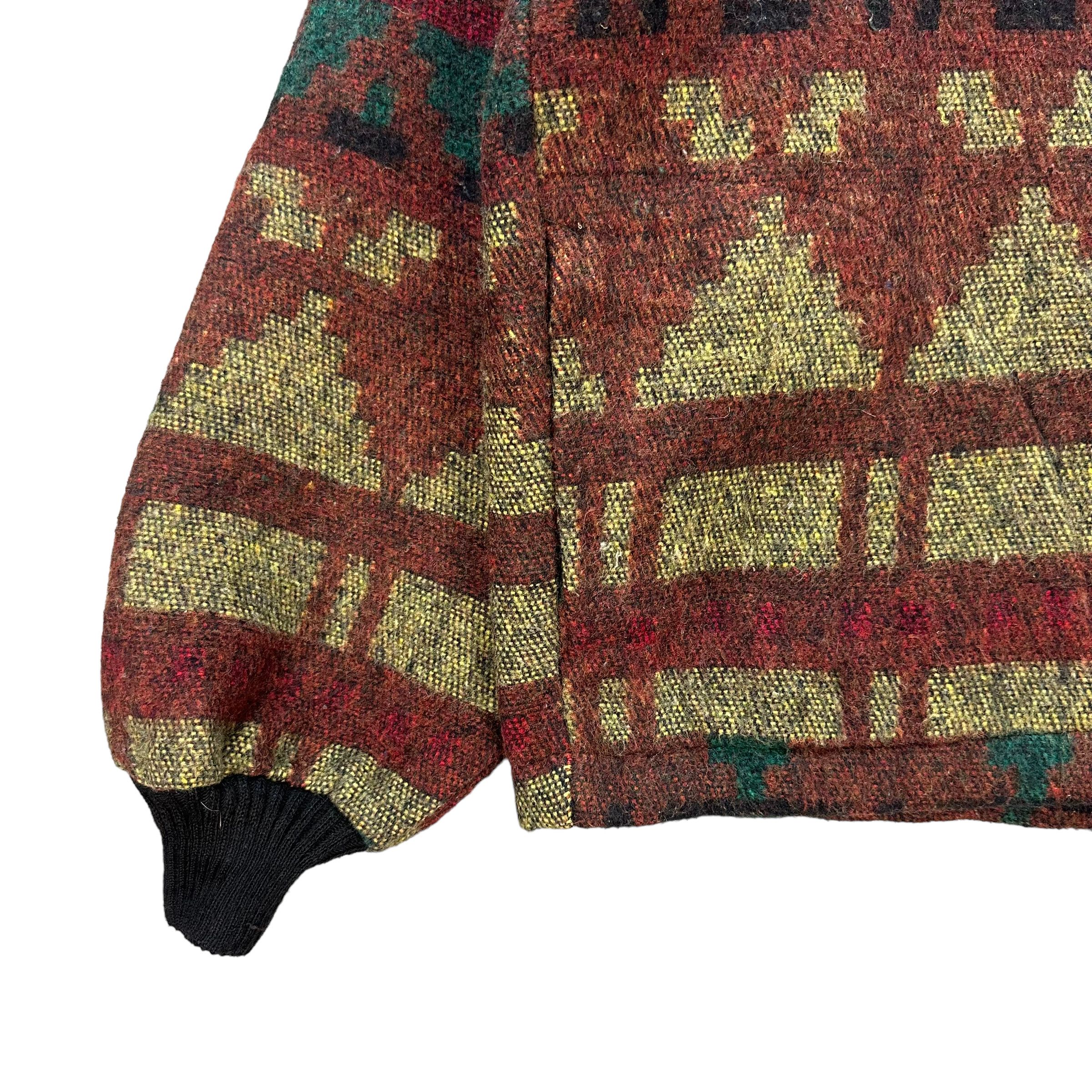 Vintage AMERICAN VINTAGE AZTEC NAVAJO NATIVE HOODED JACKET #8328-004 Size US M / EU 48-50 / 2 - 4 Thumbnail