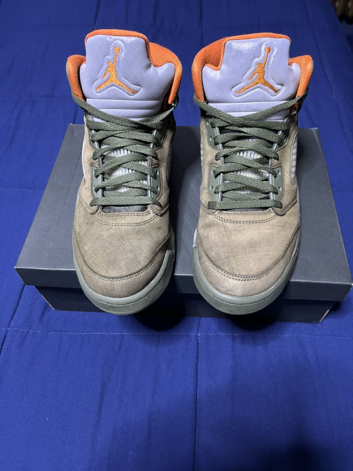Jordan Brand Jordan 5 Retro Olive 2024 Size 10.5 Size US 10.5 / EU 43-44 - 1 Thumbnail