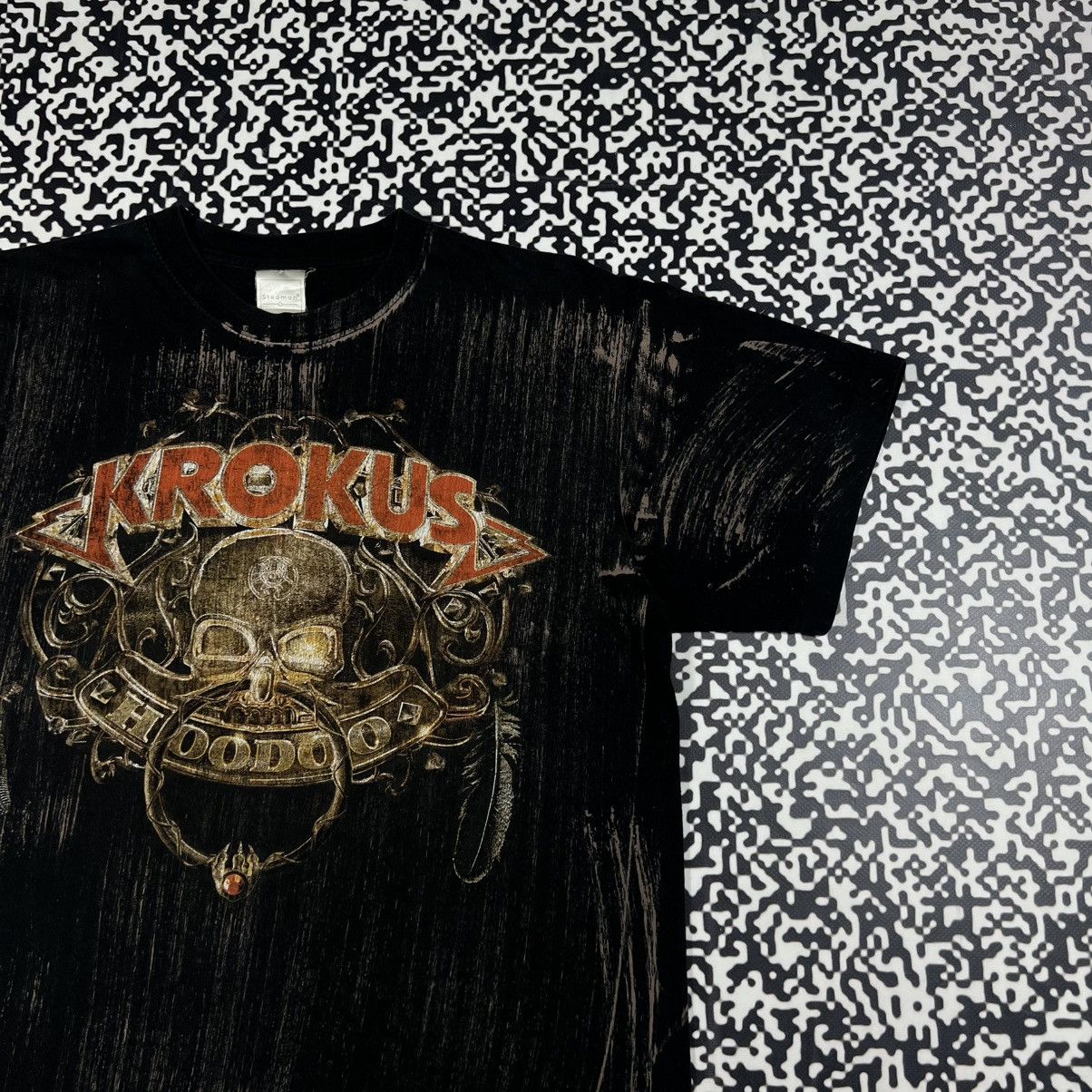 Band Tees Vintage Y2K Krokus Band Rock Metal Skull Bones Logo T-shirt Size US S / EU 44-46 / 1 - 7 Thumbnail