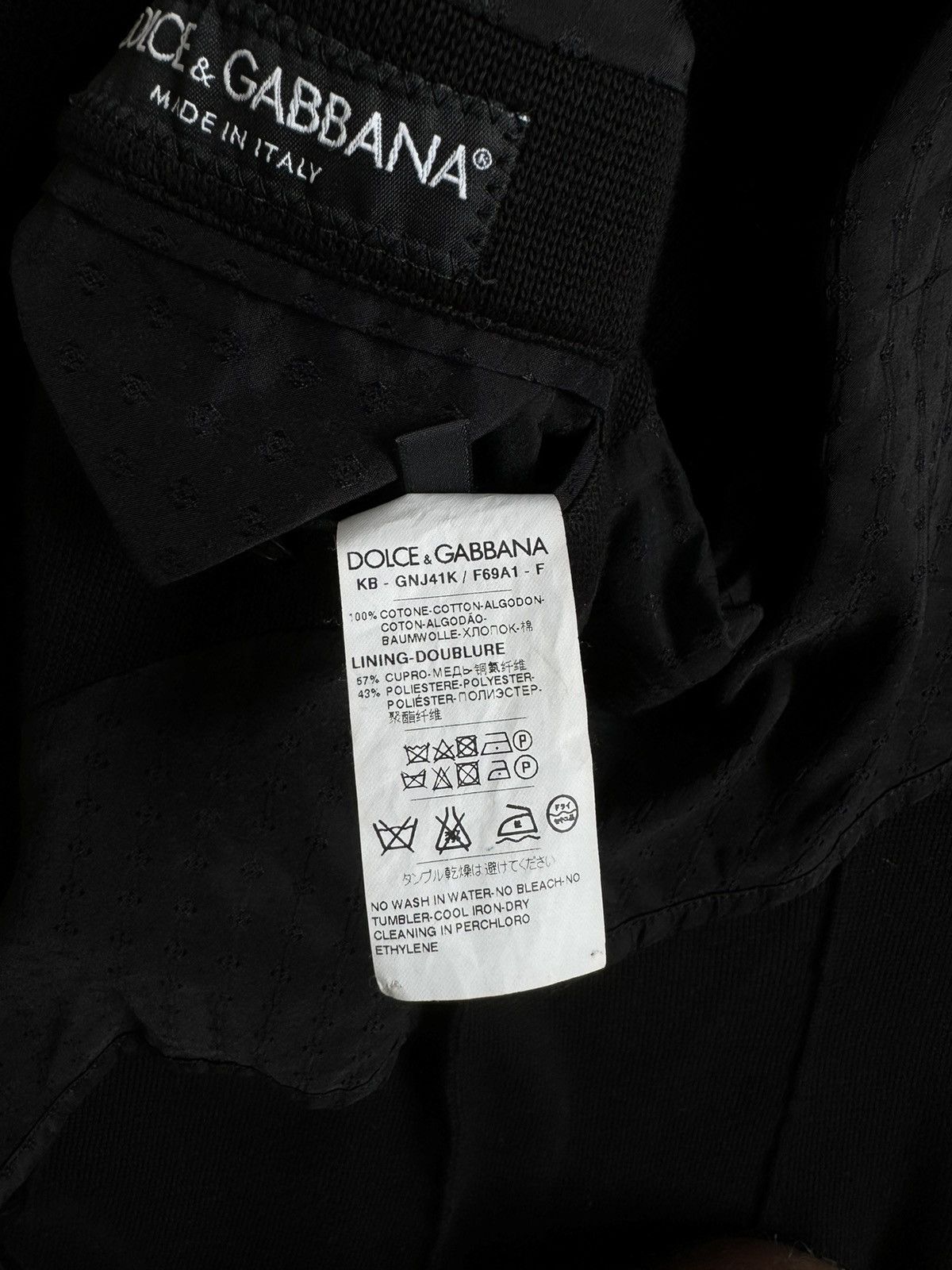 Dolce & Gabbana $3K Waffle Knit Blazer Jacket Size US L / EU 52-54 / 3 - 10 Thumbnail