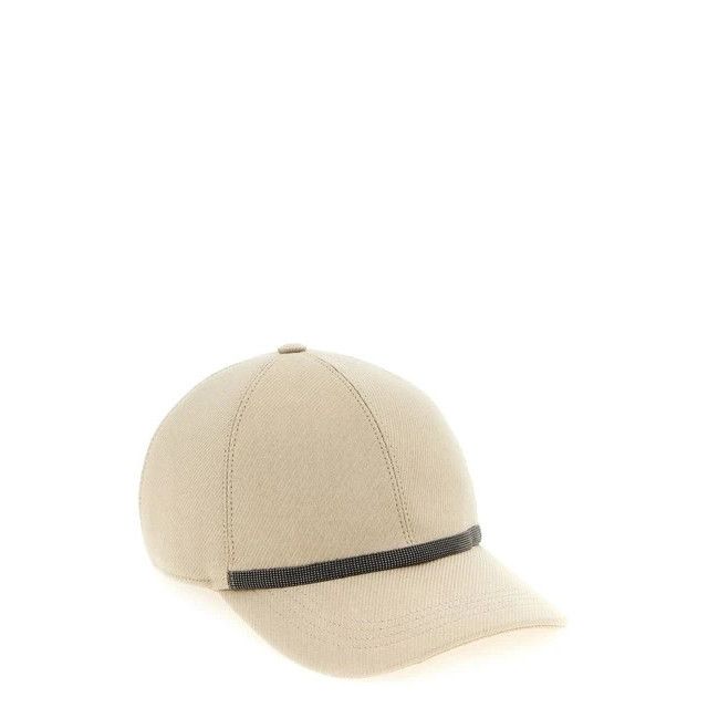 Brunello Cucinelli BRUNELLO CUCINELLI Sand Cotton Baseball Hat New & Authentic Size ONE SIZE - 1 Thumbnail