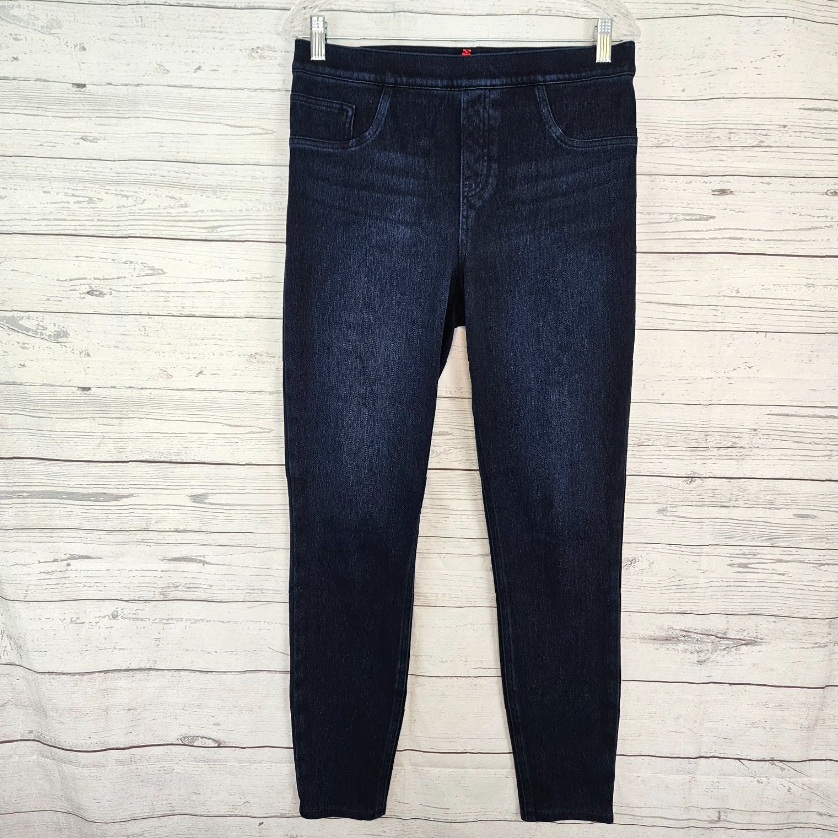 Spanx Spanx Womens Leggings Jeans Ankle High Rise Pull On L Blue Size L Size 36" / US 14 / IT 50 - 2 Thumbnail