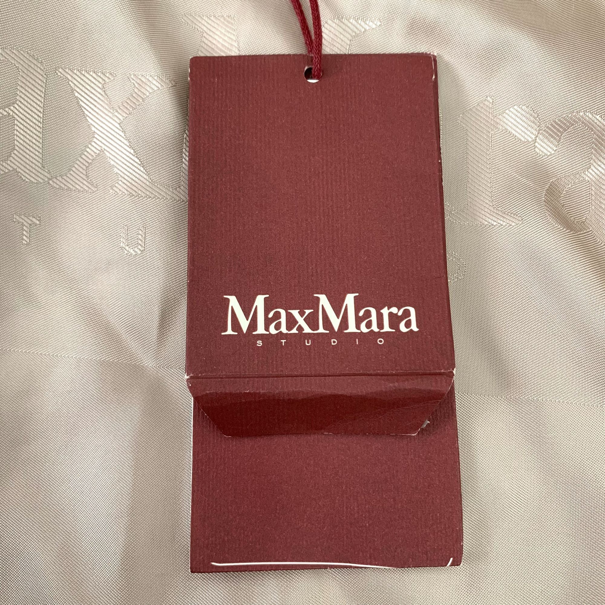 Max Mara Maxmara Beige Hooded Wool-Lined Cashmere Coat (Size S) Size S / US 4 / IT 40 - 4 Thumbnail
