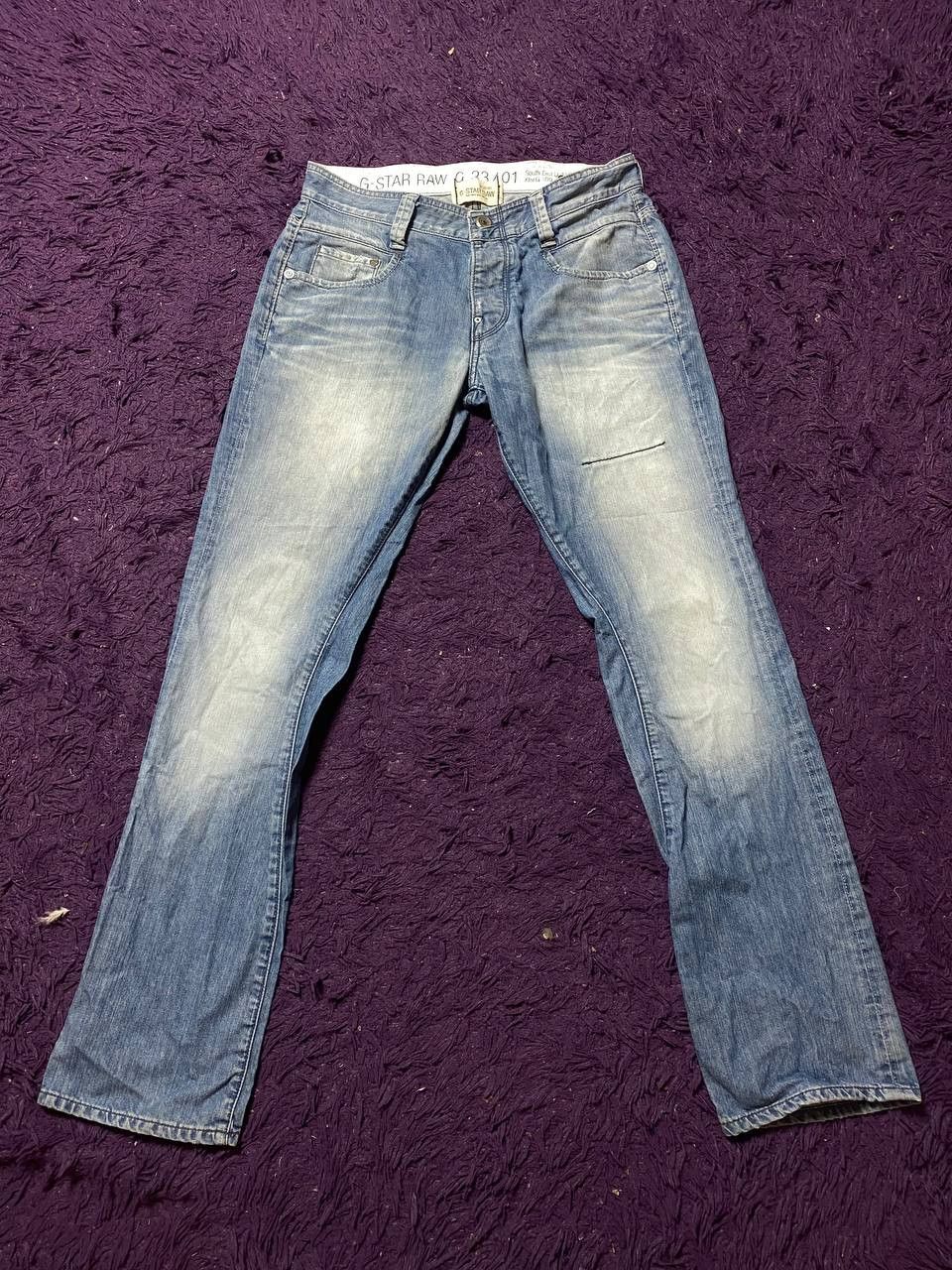 G-Star G-Star Raw Denim Mudwash Denim Jeans Size US 34 / EU 50 - 11 Thumbnail