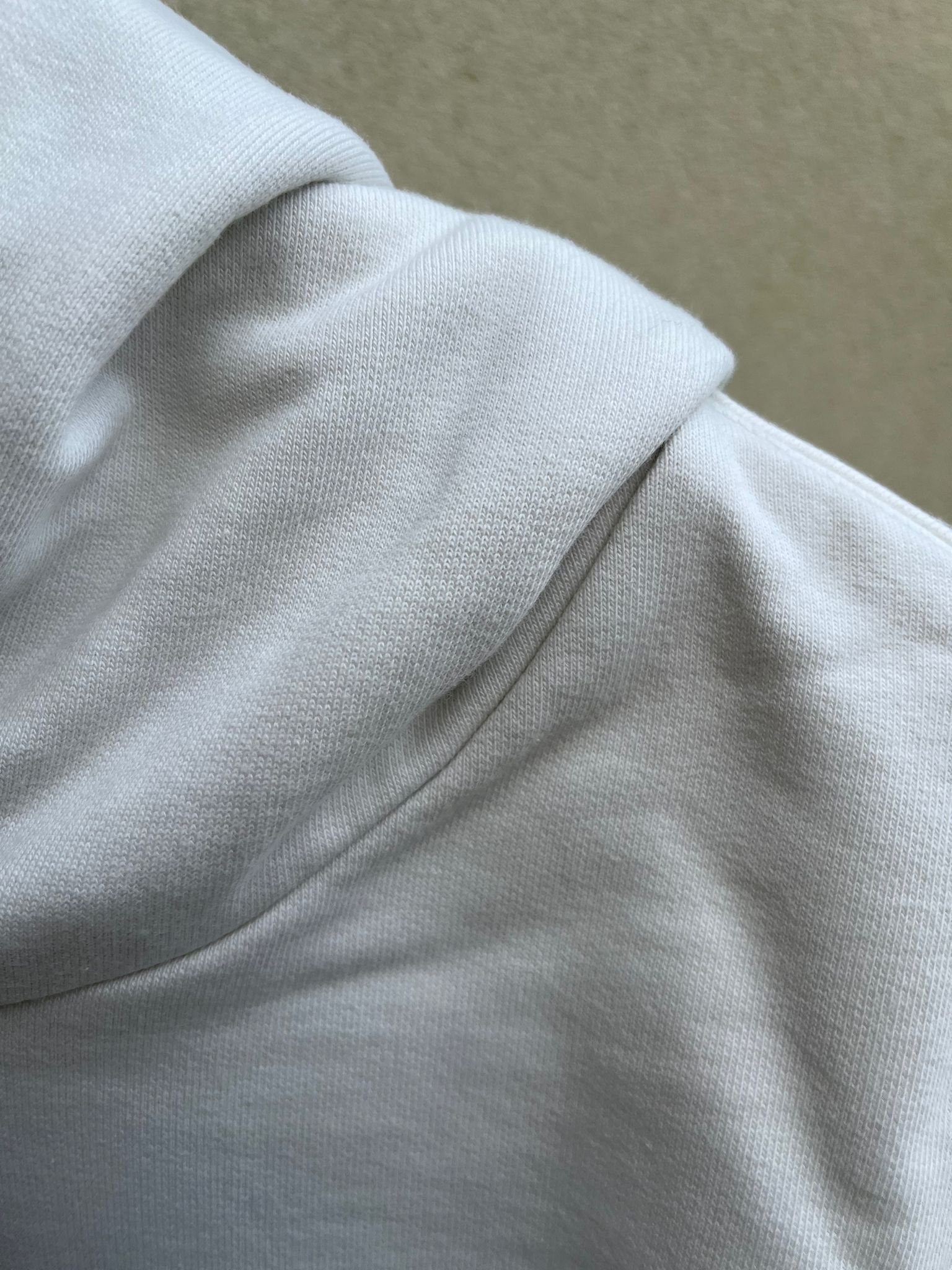Maison Margiela Logo Embroidered Hoodie in White Size US XL / EU 56 / 4 - 8 Thumbnail