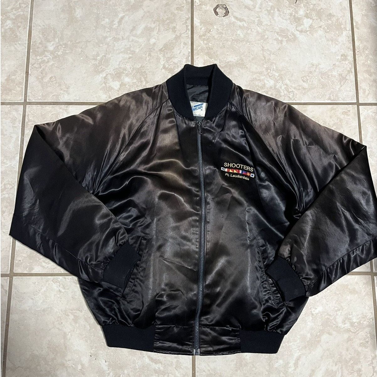 Vintage Vintage 80s Bar Restaurant Satin Jacket Insane Faded Size US L / EU 52-54 / 3 - 1 Thumbnail